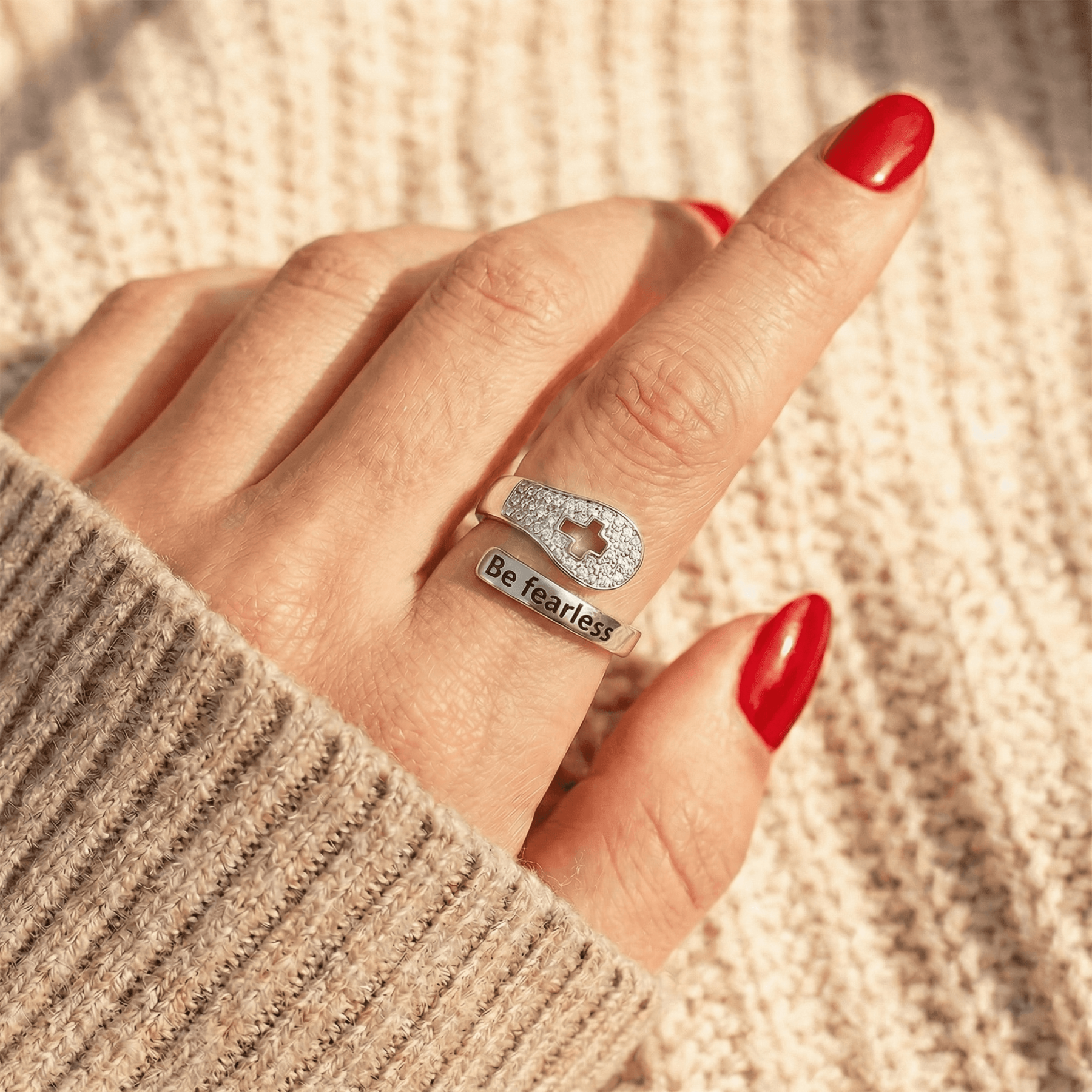 Be fraless - Faith Ring