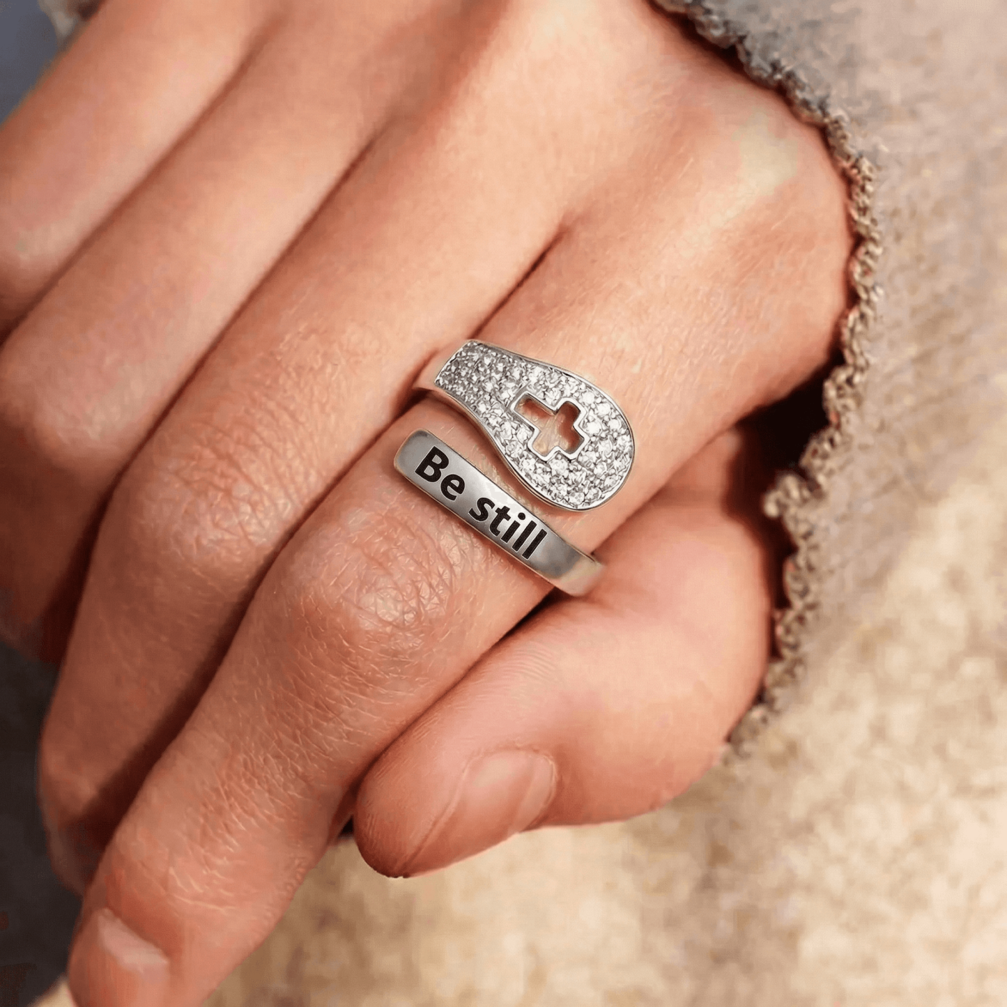 Be still - Faith Ring