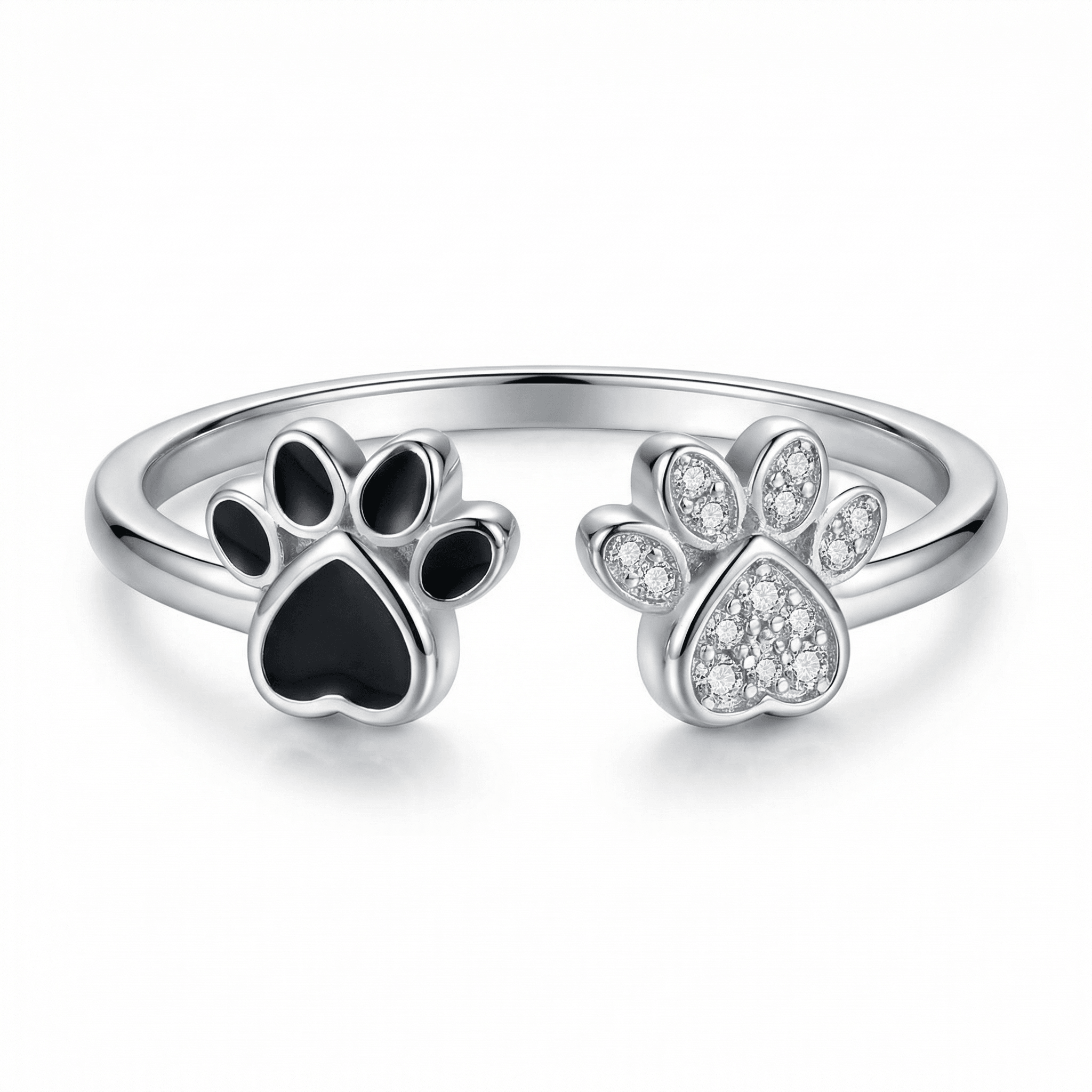 Diamond Paw Ring