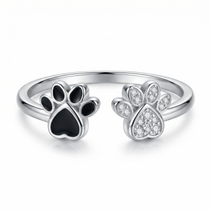 Diamond Paw Ring