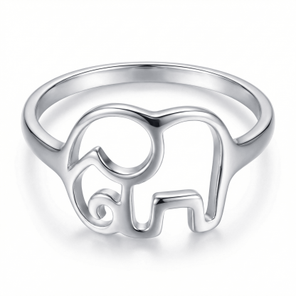 Cute elephant ring