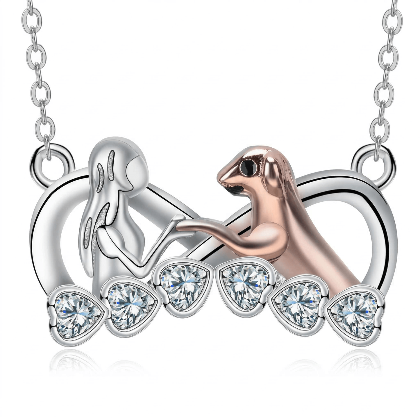 I love you my dog necklace