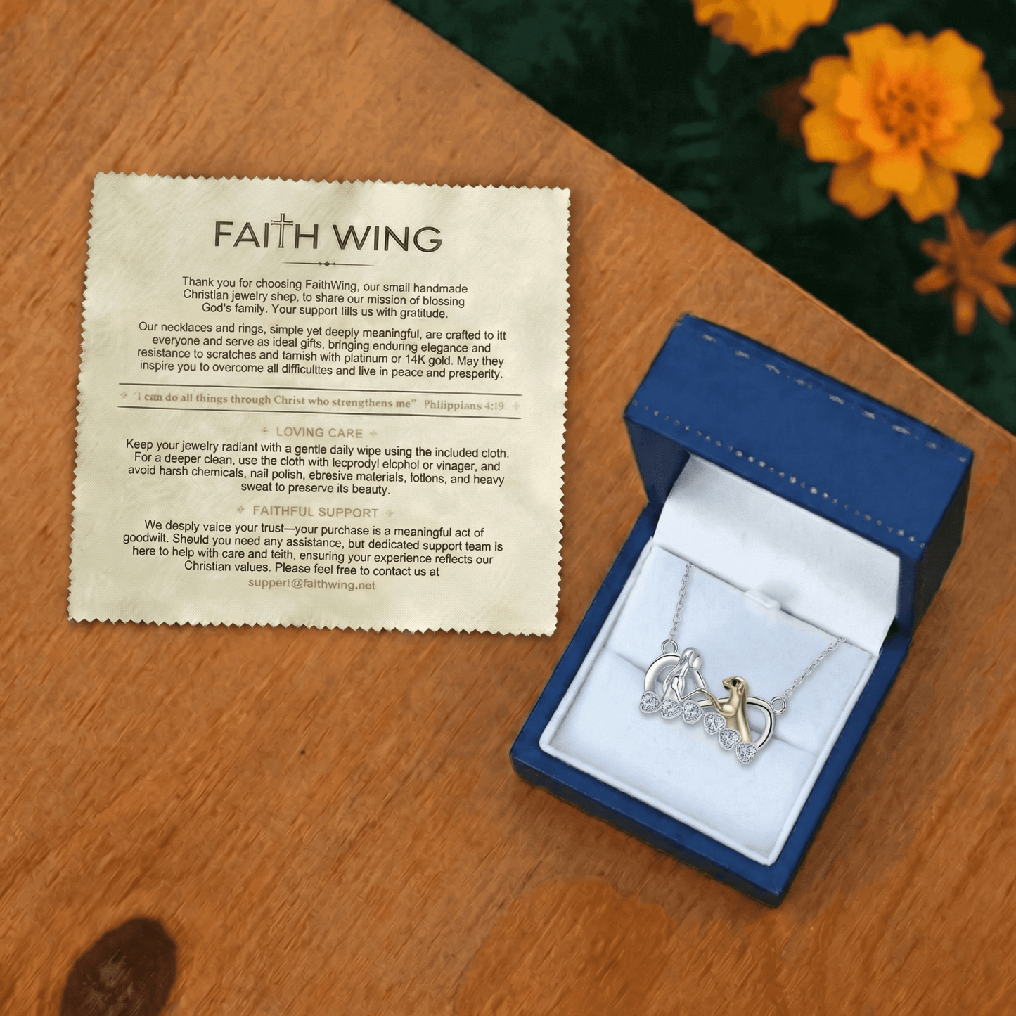 I love you my dog necklace