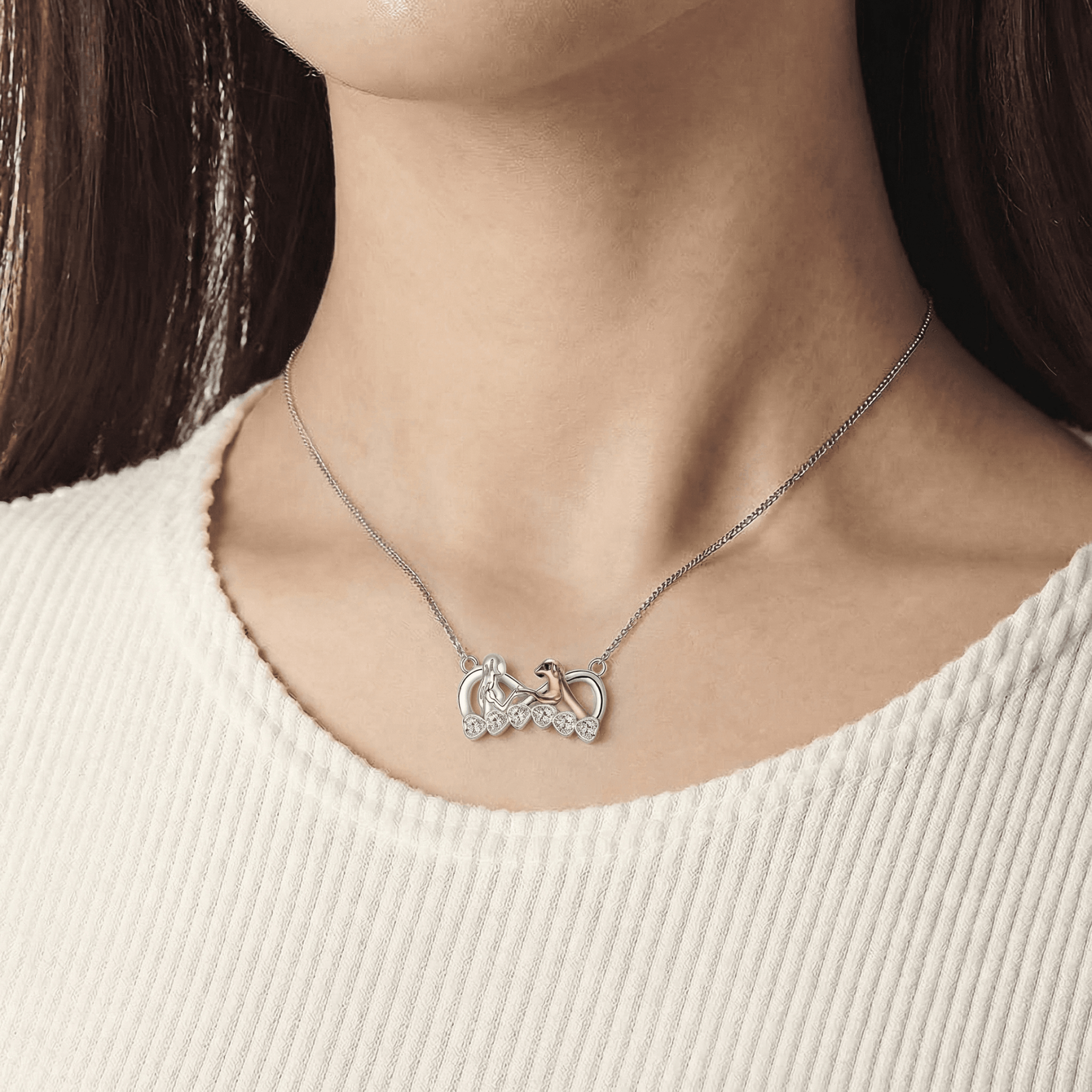 I love you my dog necklace