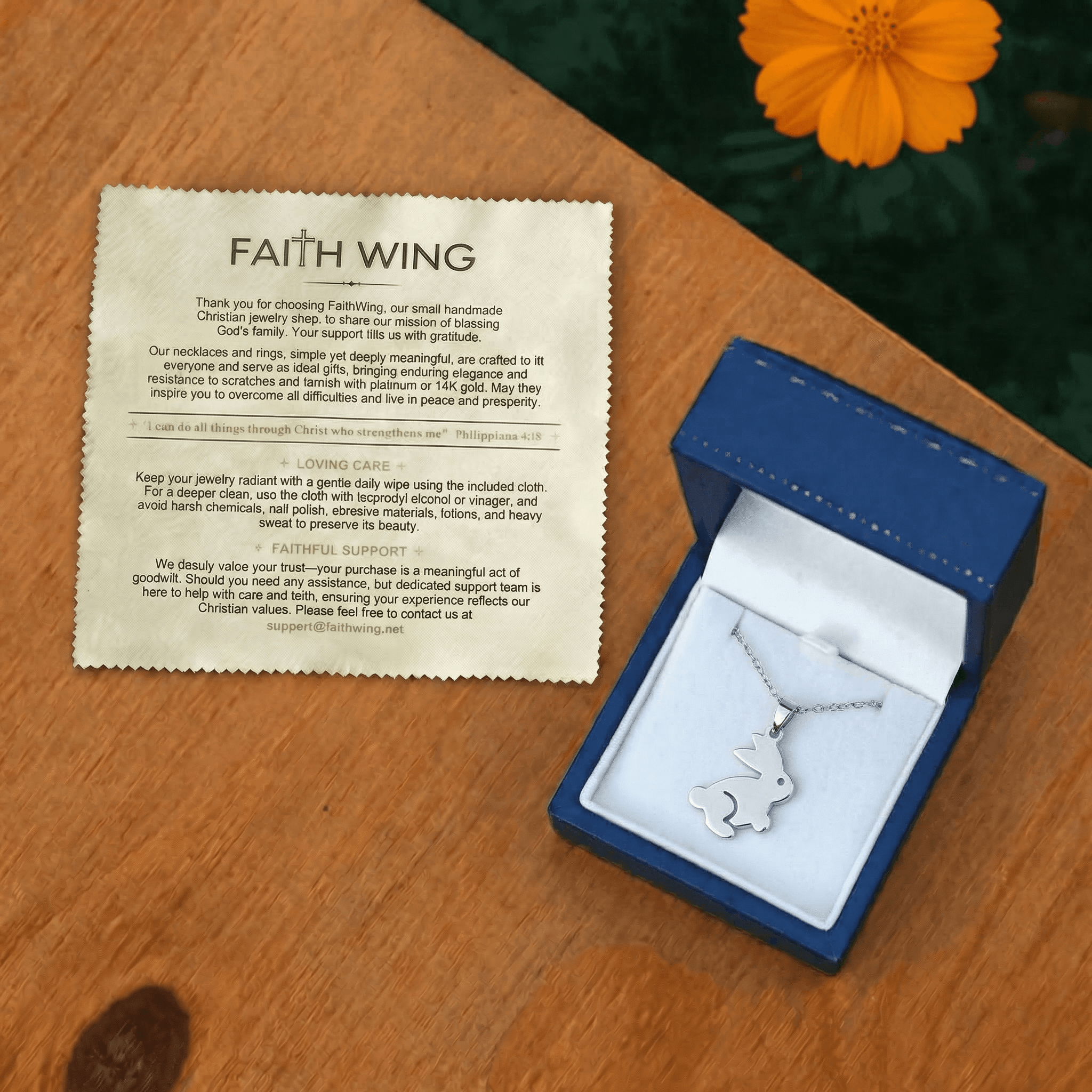 Running Bunny Necklace