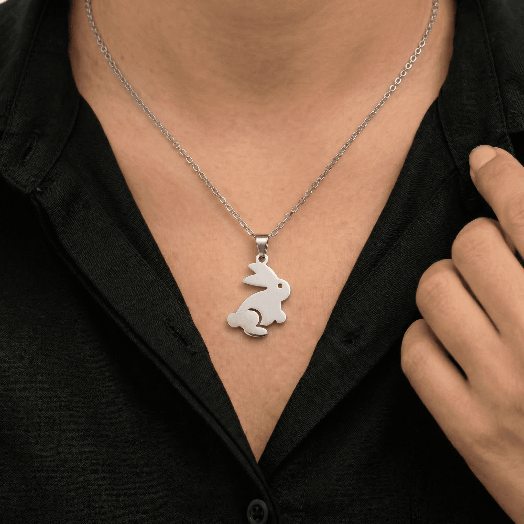 Running Bunny Necklace