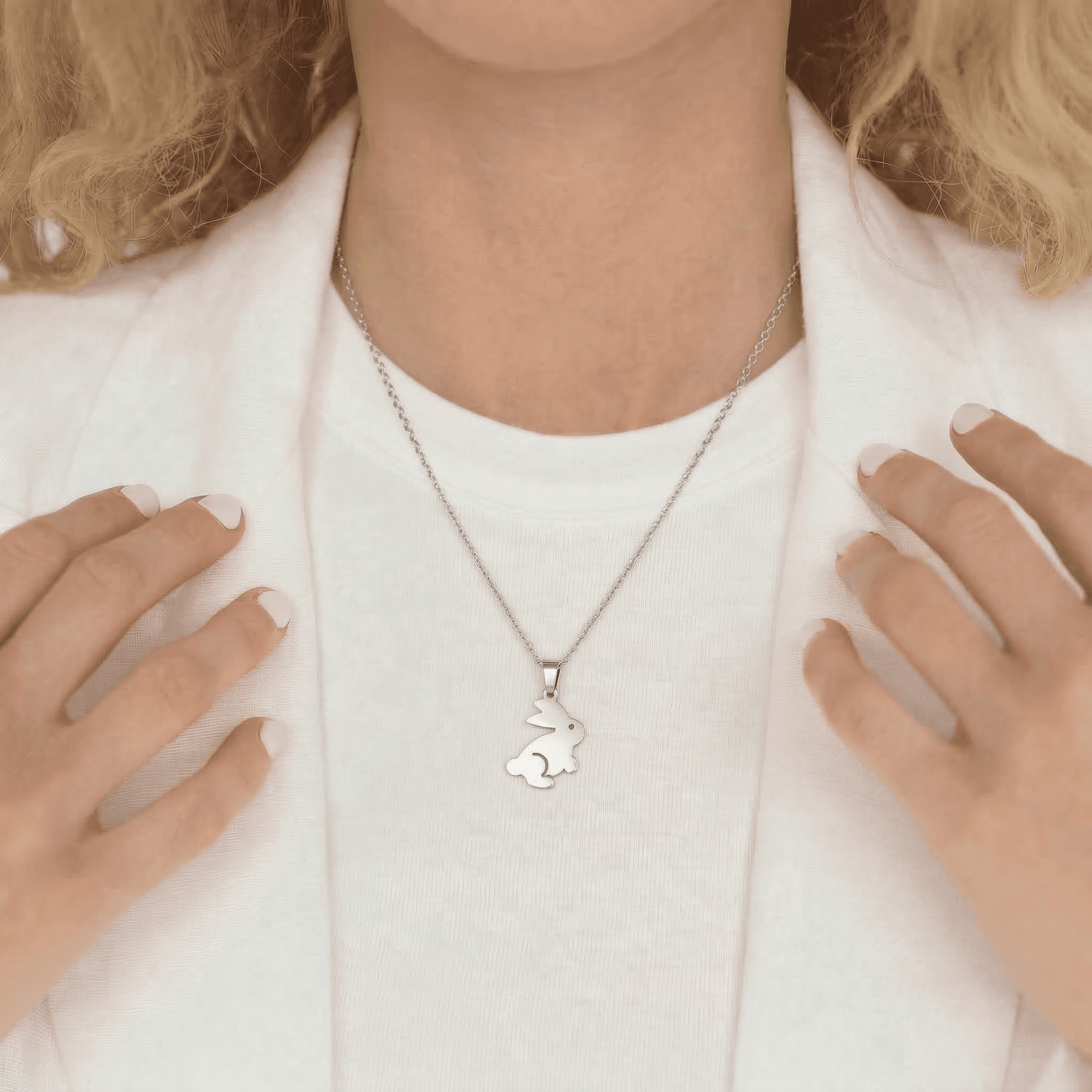 Running Bunny Necklace