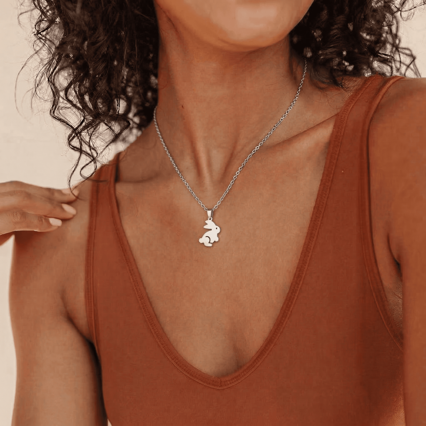 Running Bunny Necklace