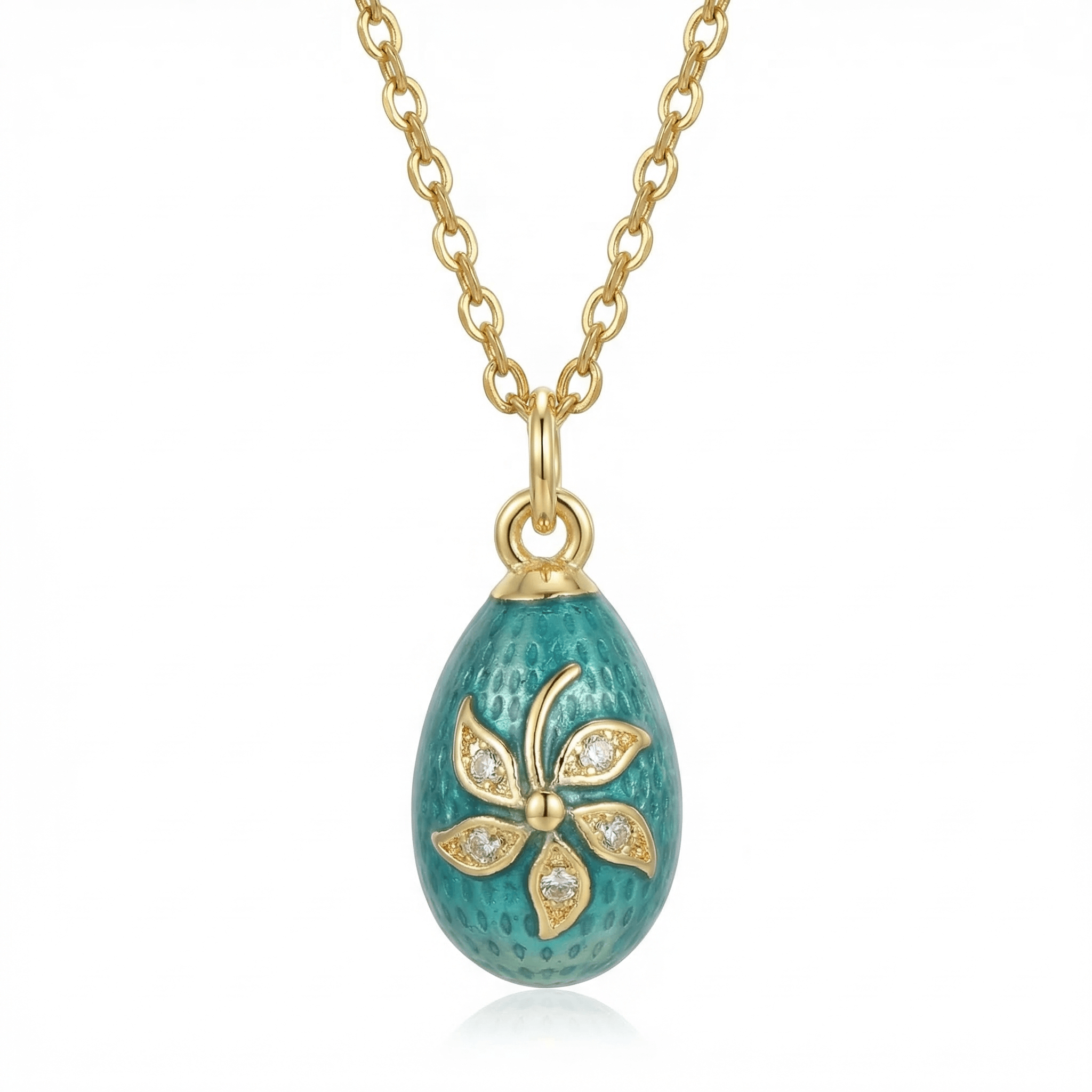 Holy Flower Egg Necklace
