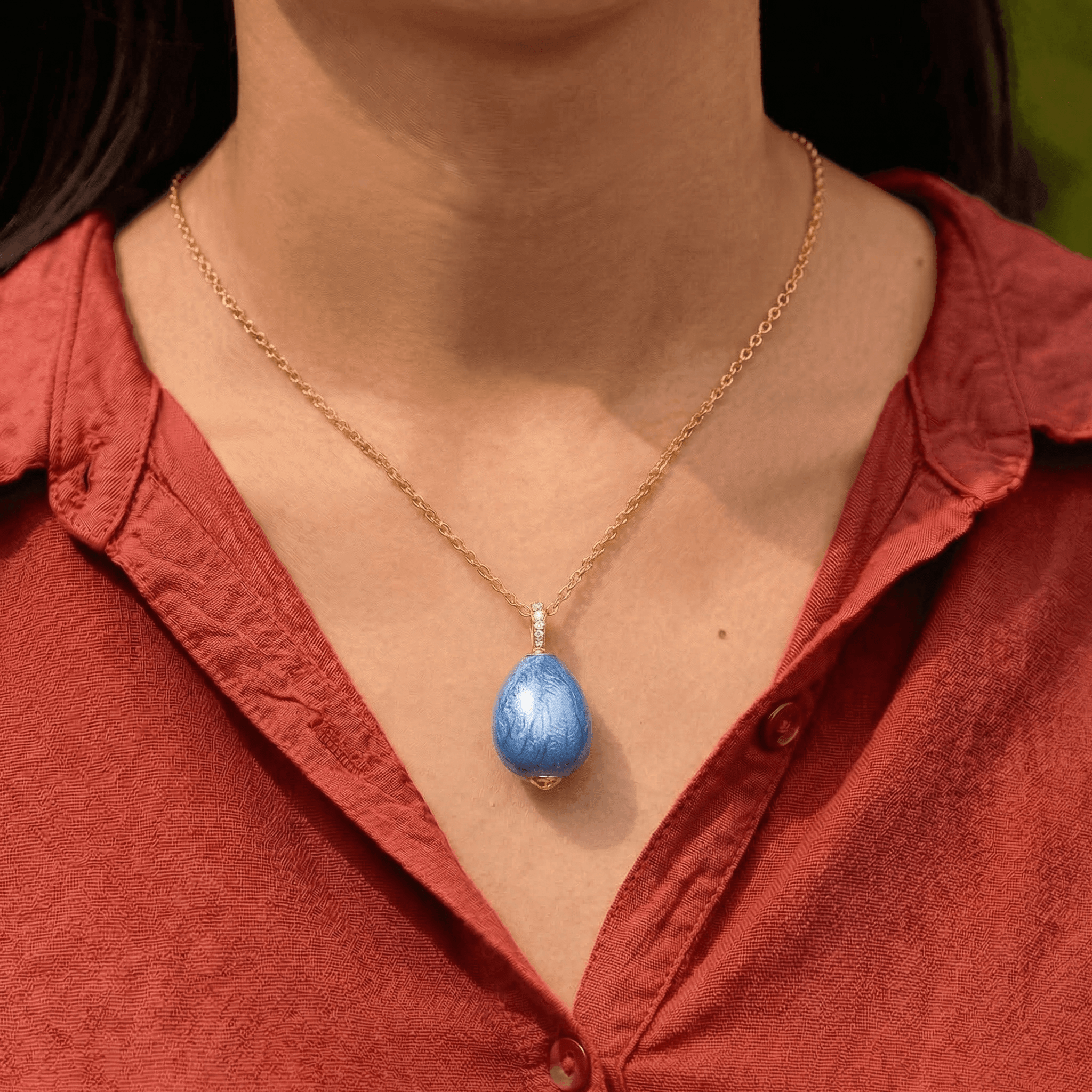 Bizarre Egg Necklace