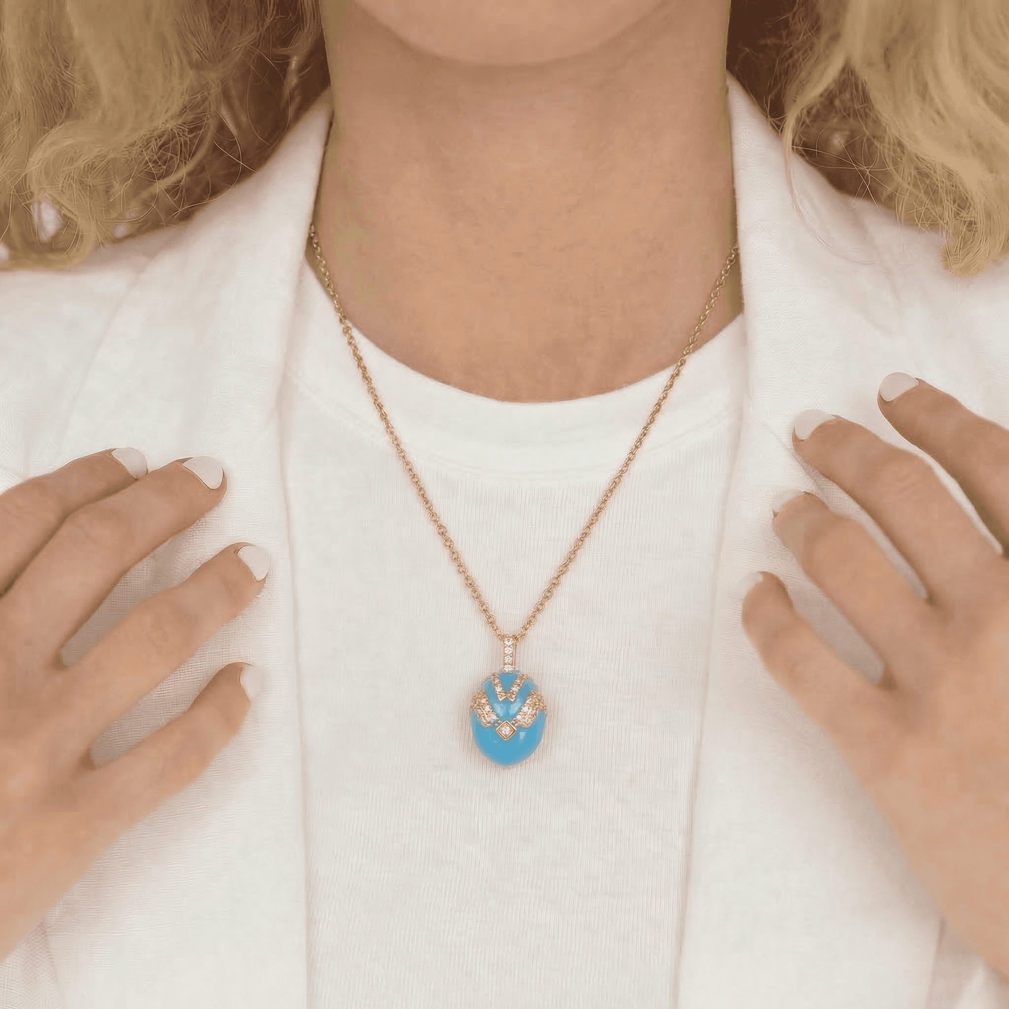 Holy Ching Egg Necklace