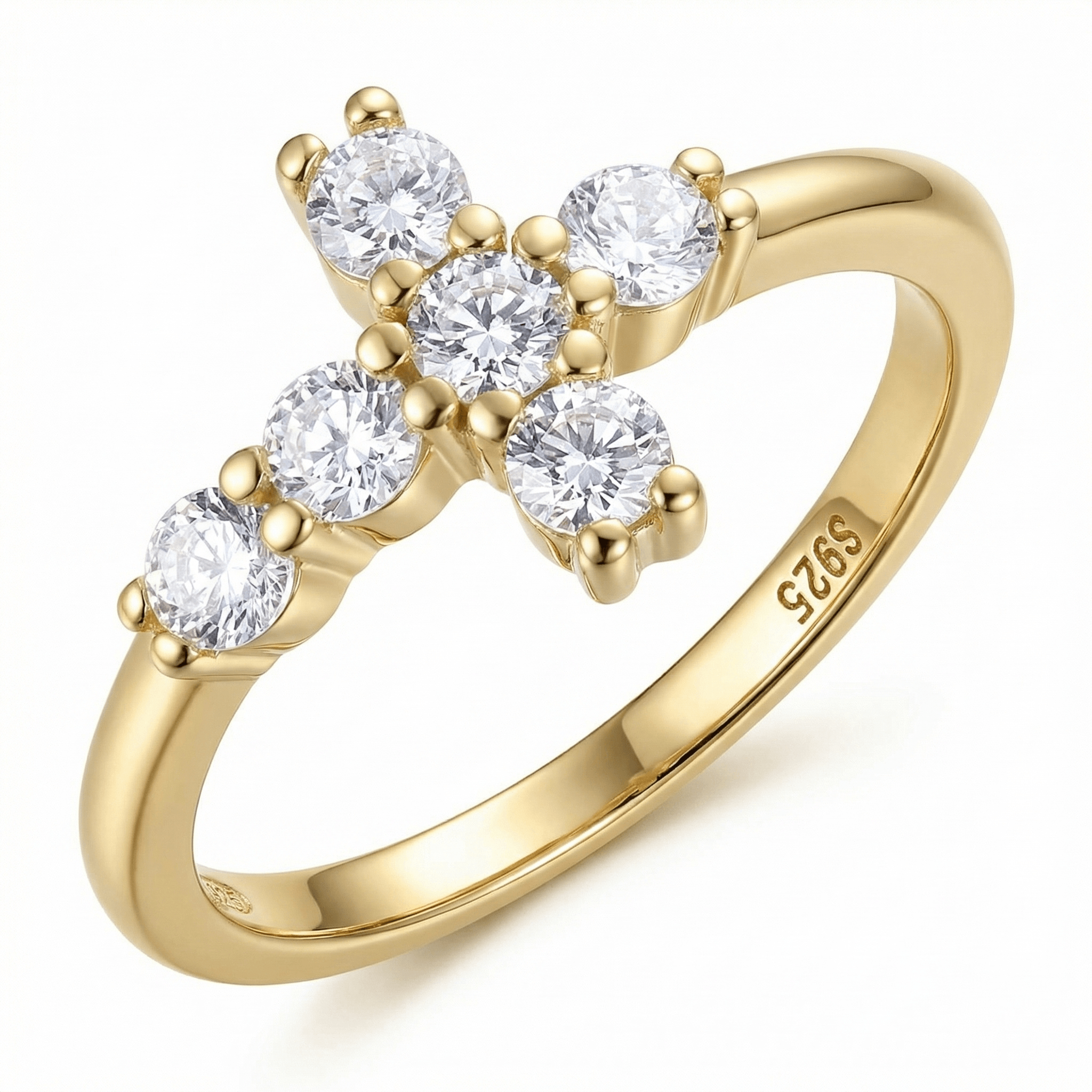 Cute Cross Ring