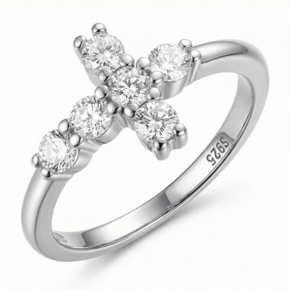 Cute Cross Ring