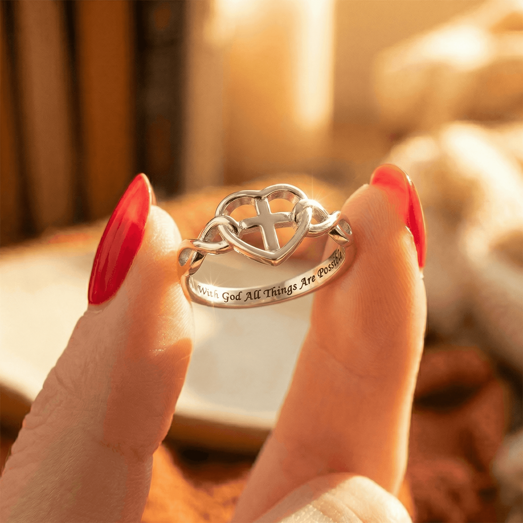 Cross In my Heart Ring