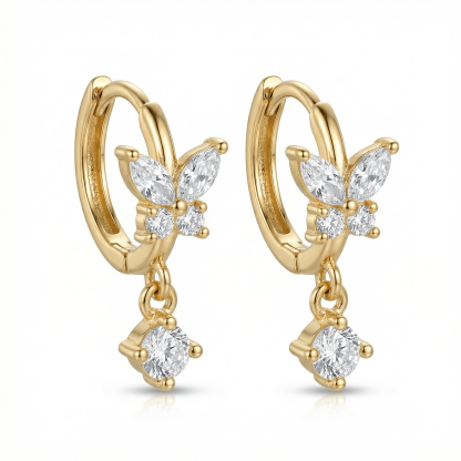 Butterfly Diamond Earrings