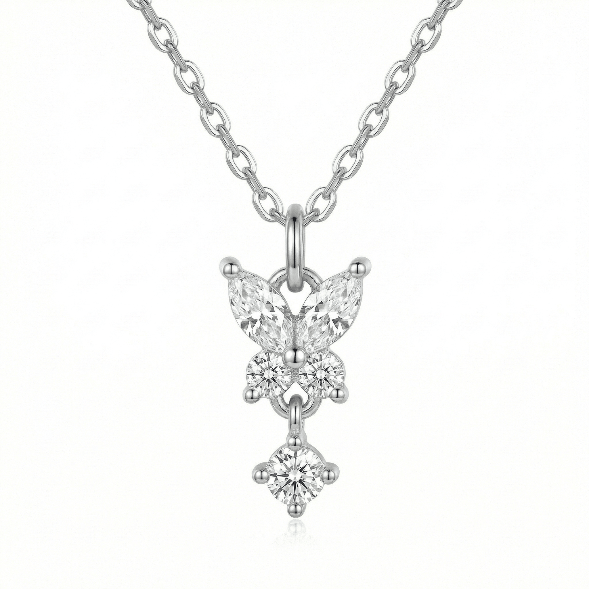 Butterfly Diamond Necklace