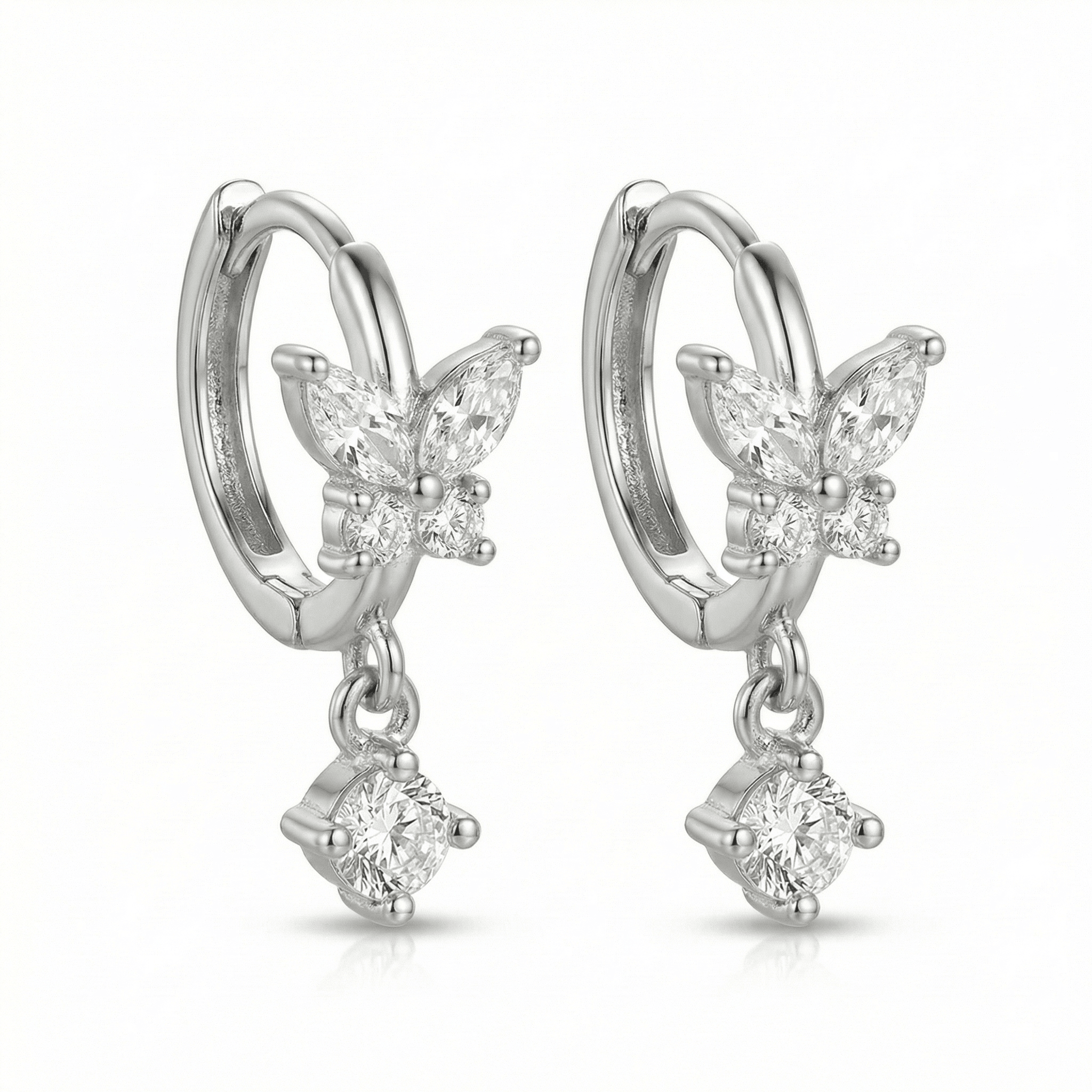 Butterfly Diamond Earrings