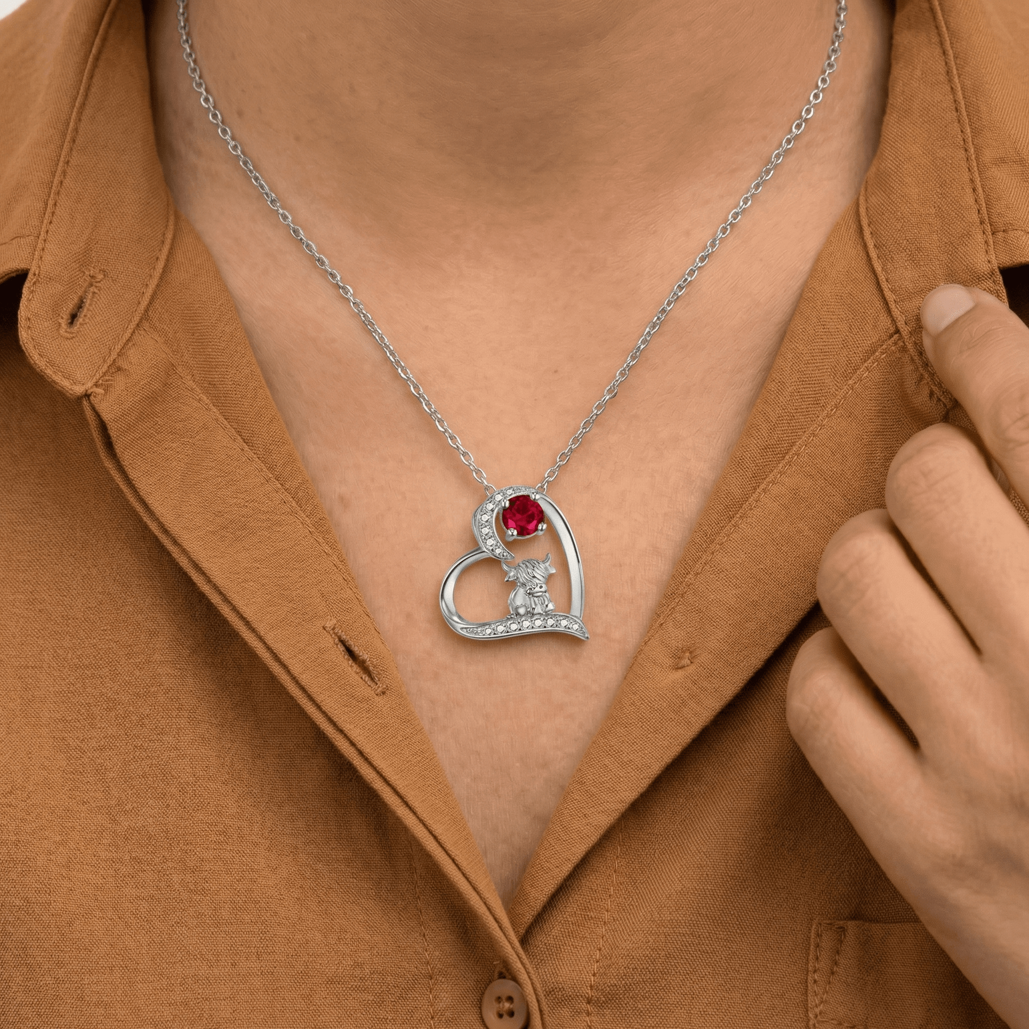 Highland cattle Lover Necklace