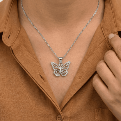 Minimalist Butterfly Necklace