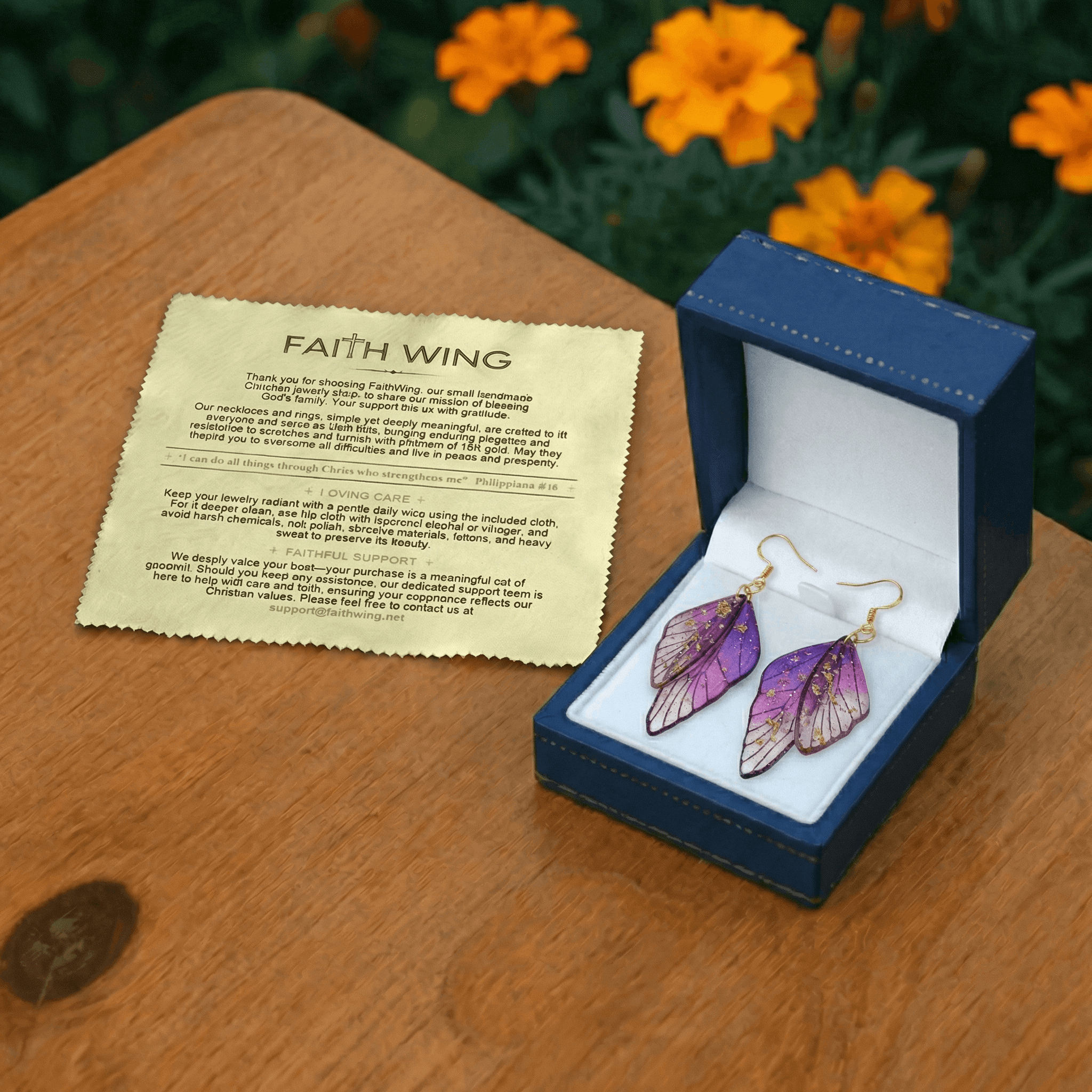 Butterfly Wing Earrings