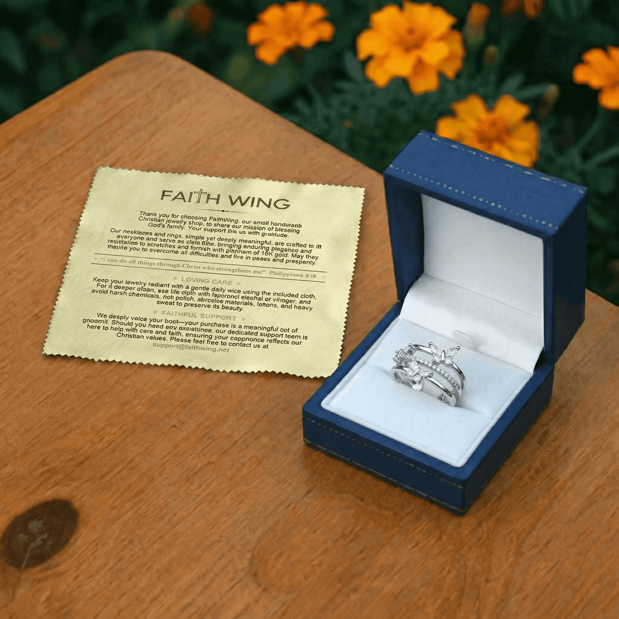 Graceful Butterfly Ring