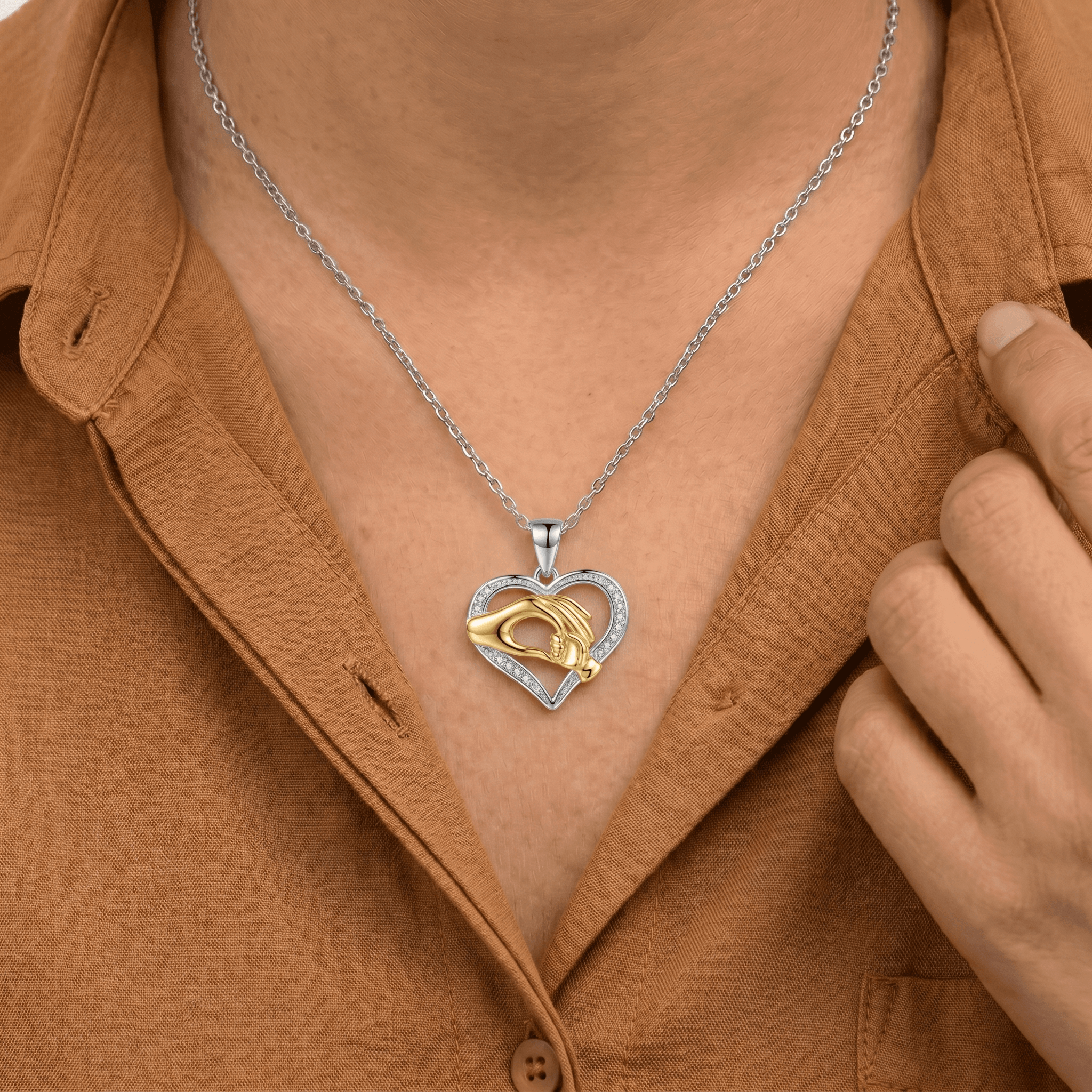 Mother's Heart Necklace