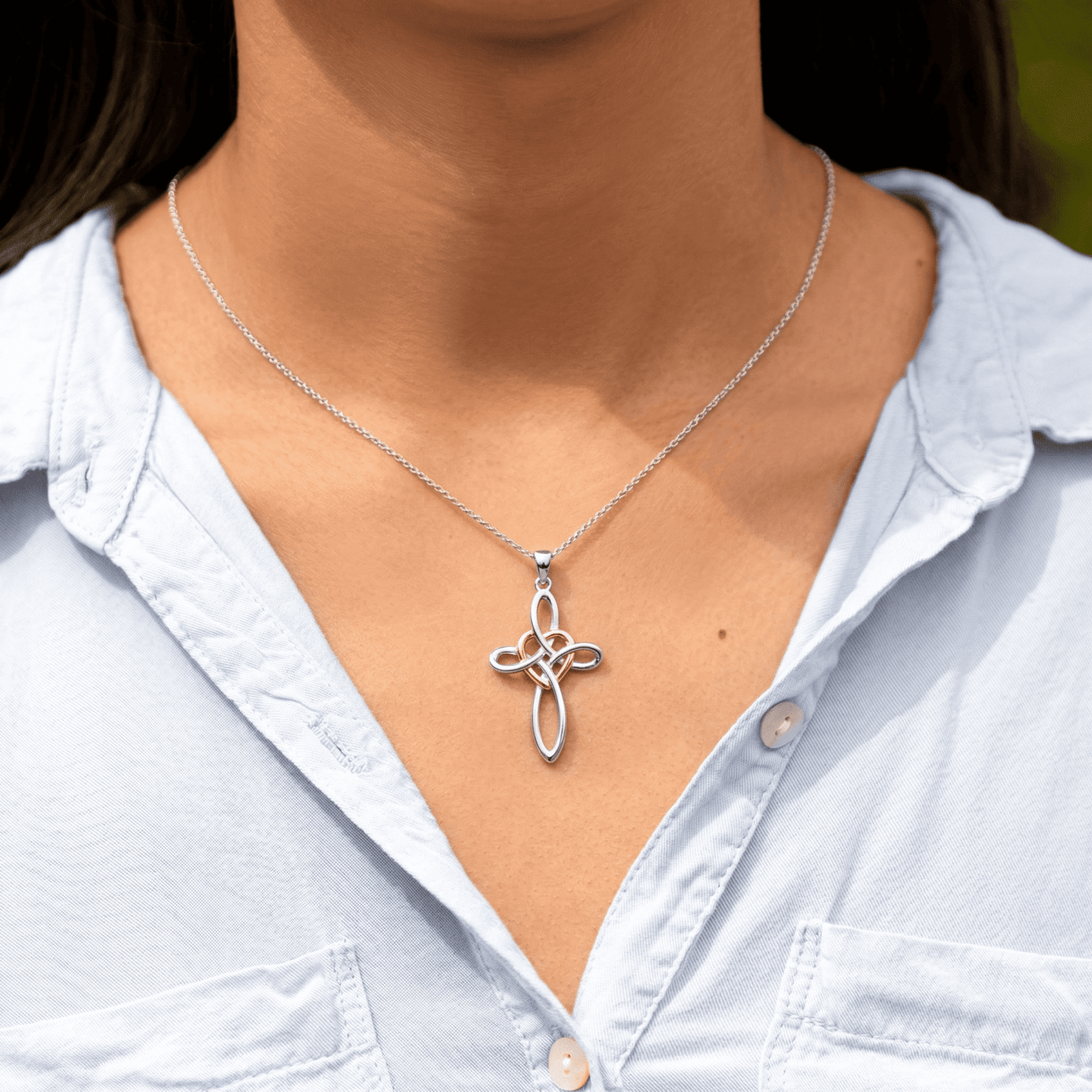 Eternal Love Knot Cross