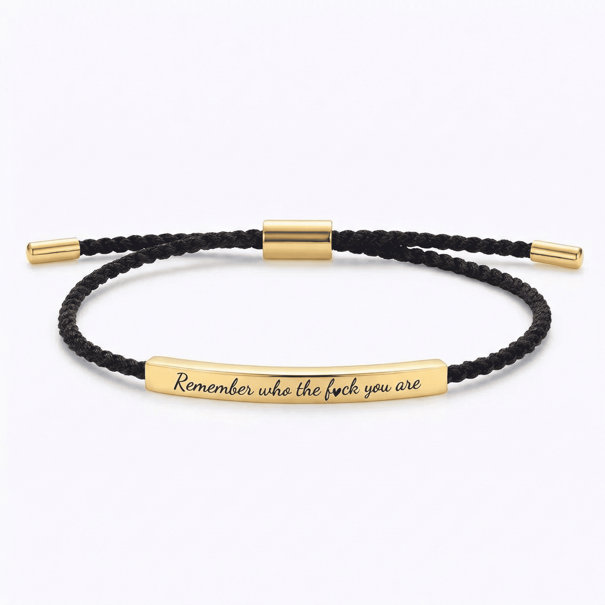 Remember who the fuck you are bracelet