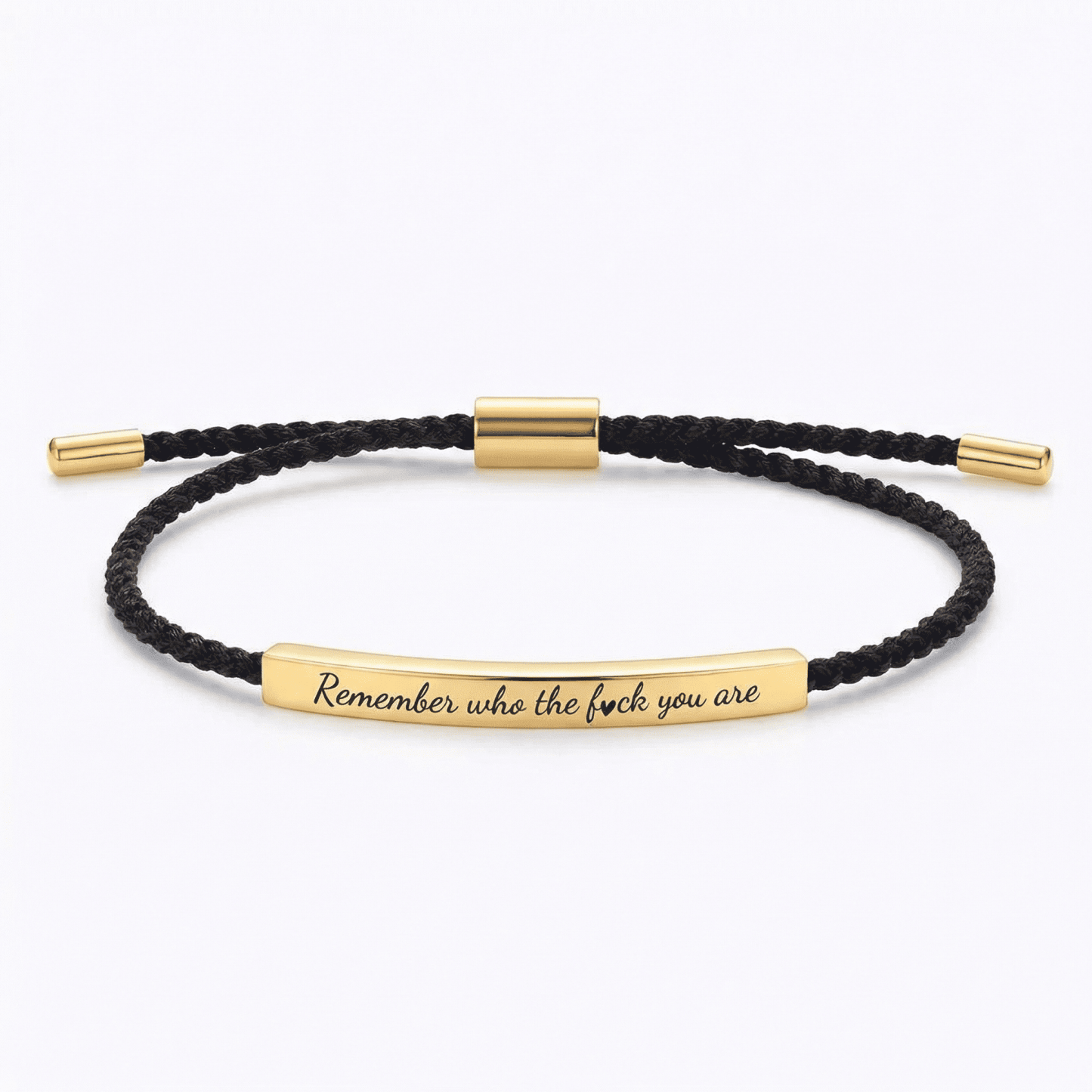 Remember who the fuck you are bracelet