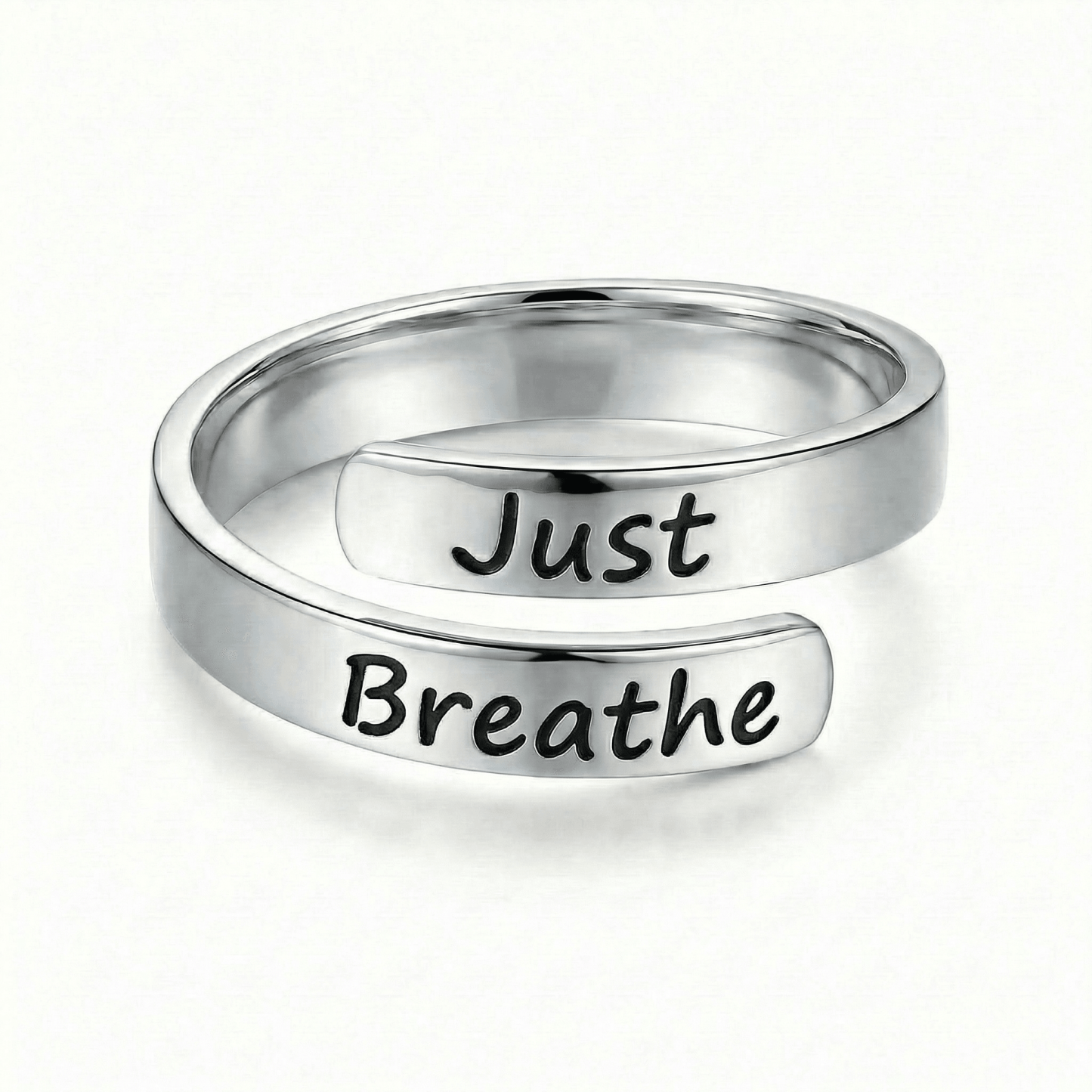 Just Breathe - Minimalist Ring
