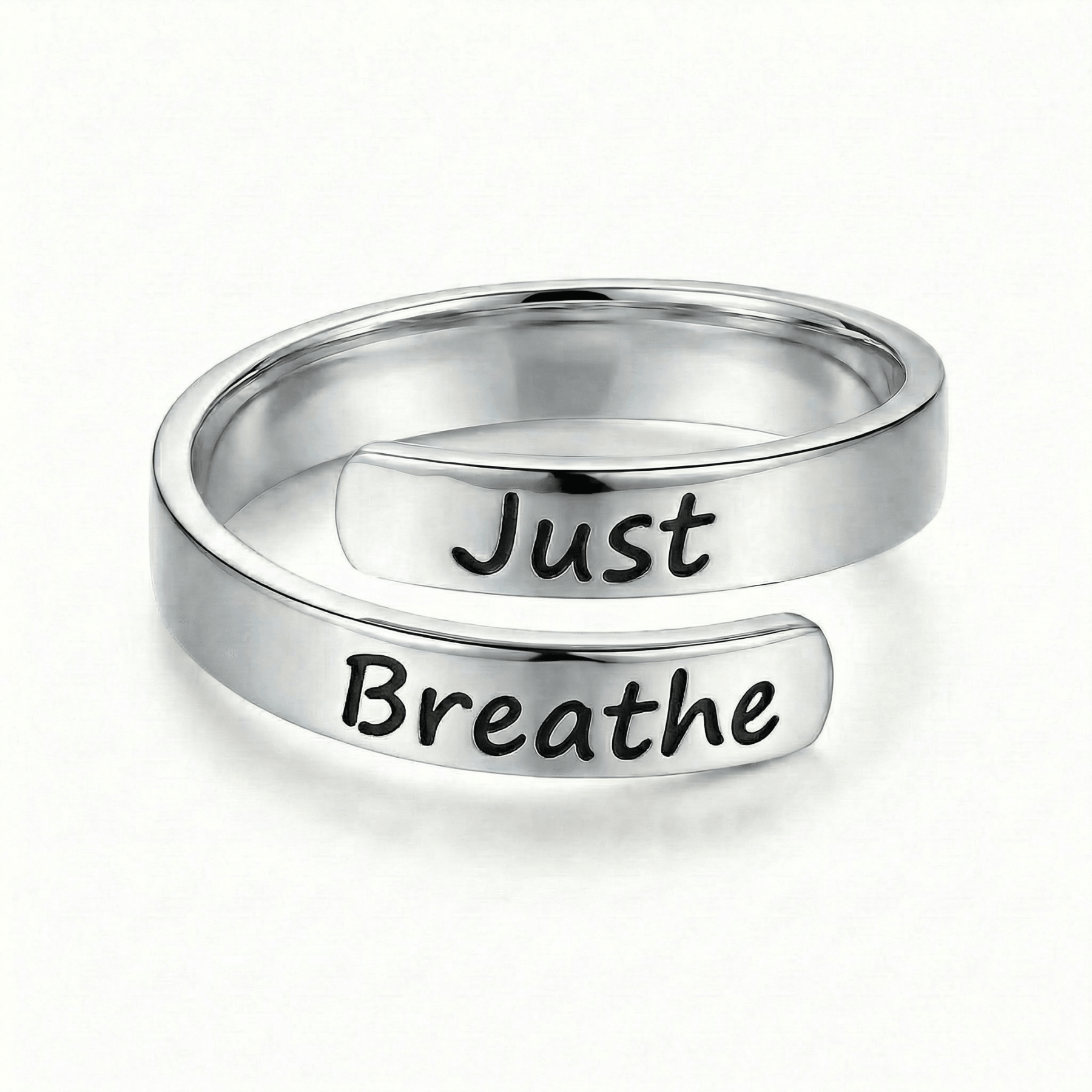 Just Breathe - Minimalist Ring