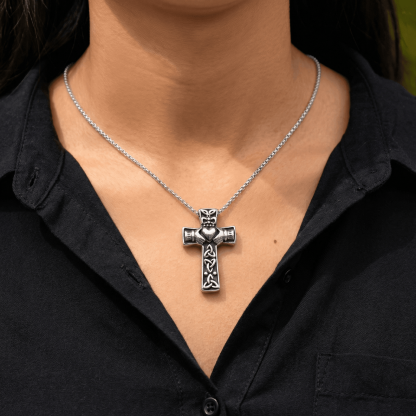 Trinity Claddagh Cross