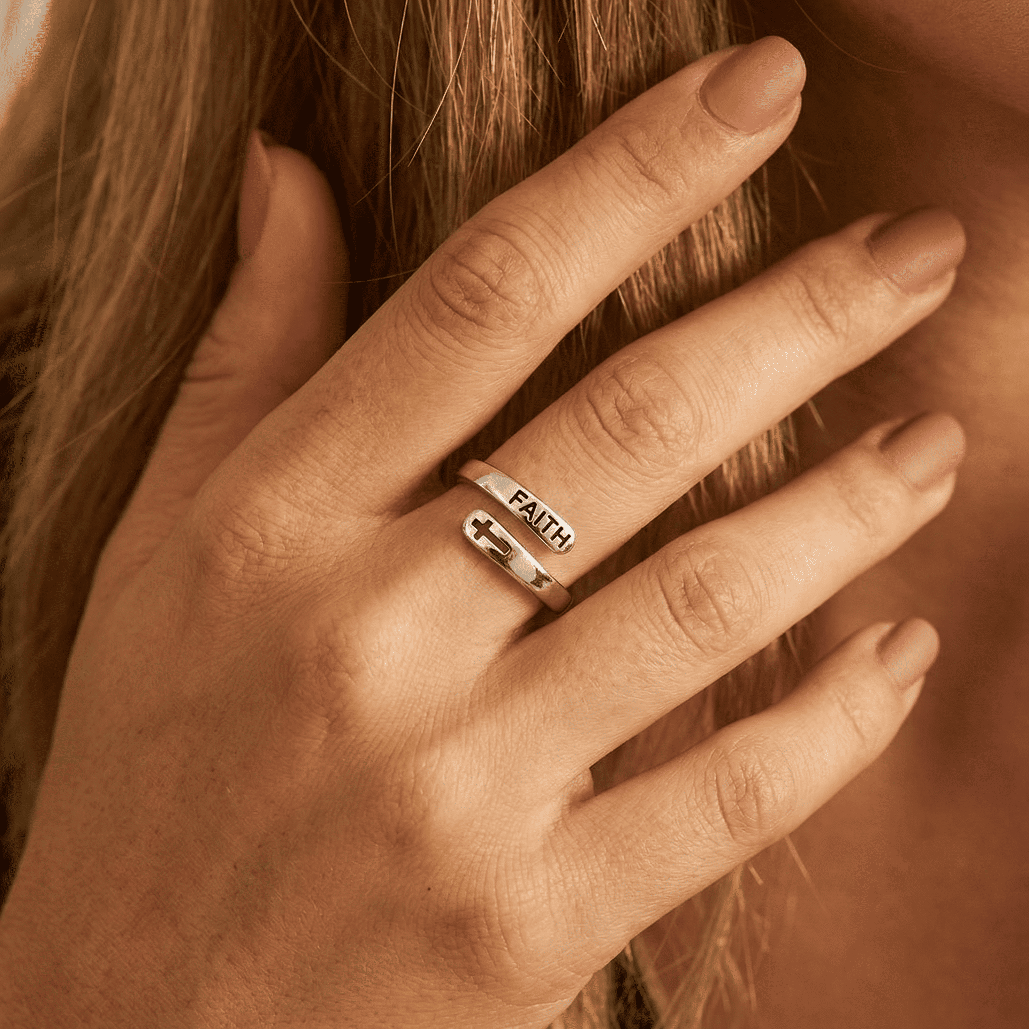 Faith Hug Ring