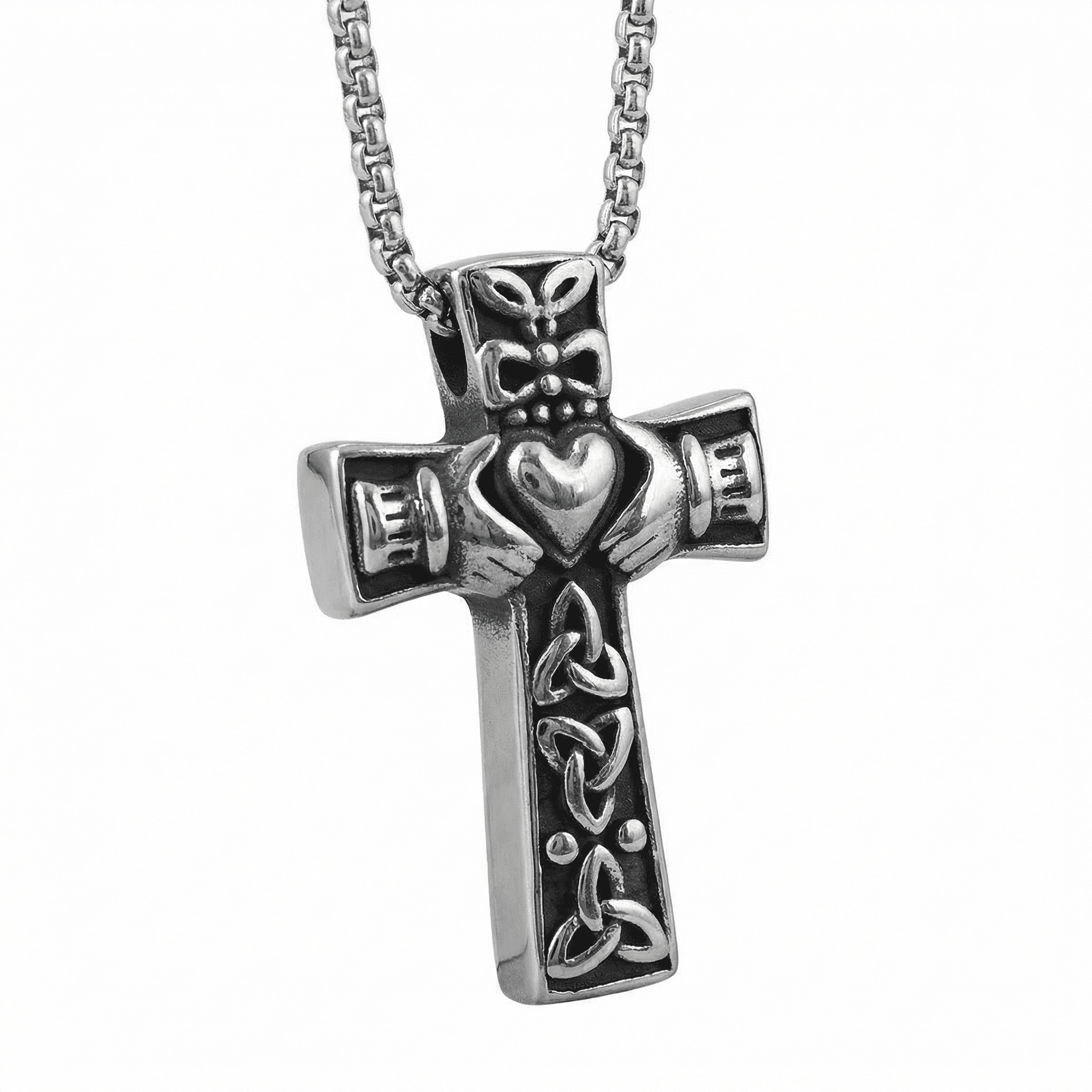 Trinity Claddagh Cross