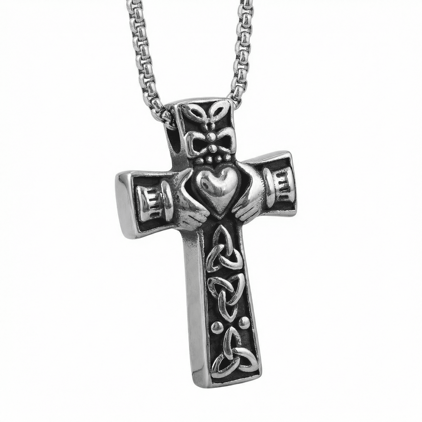 Trinity Claddagh Cross