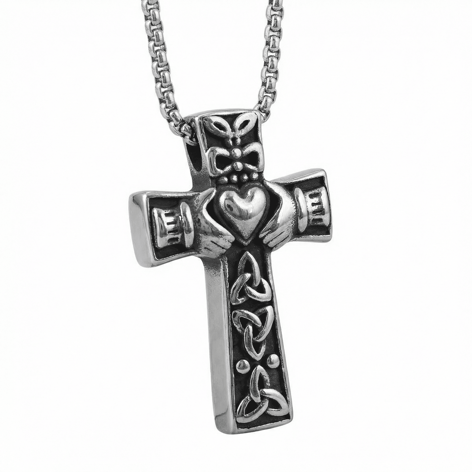 Trinity Claddagh Cross