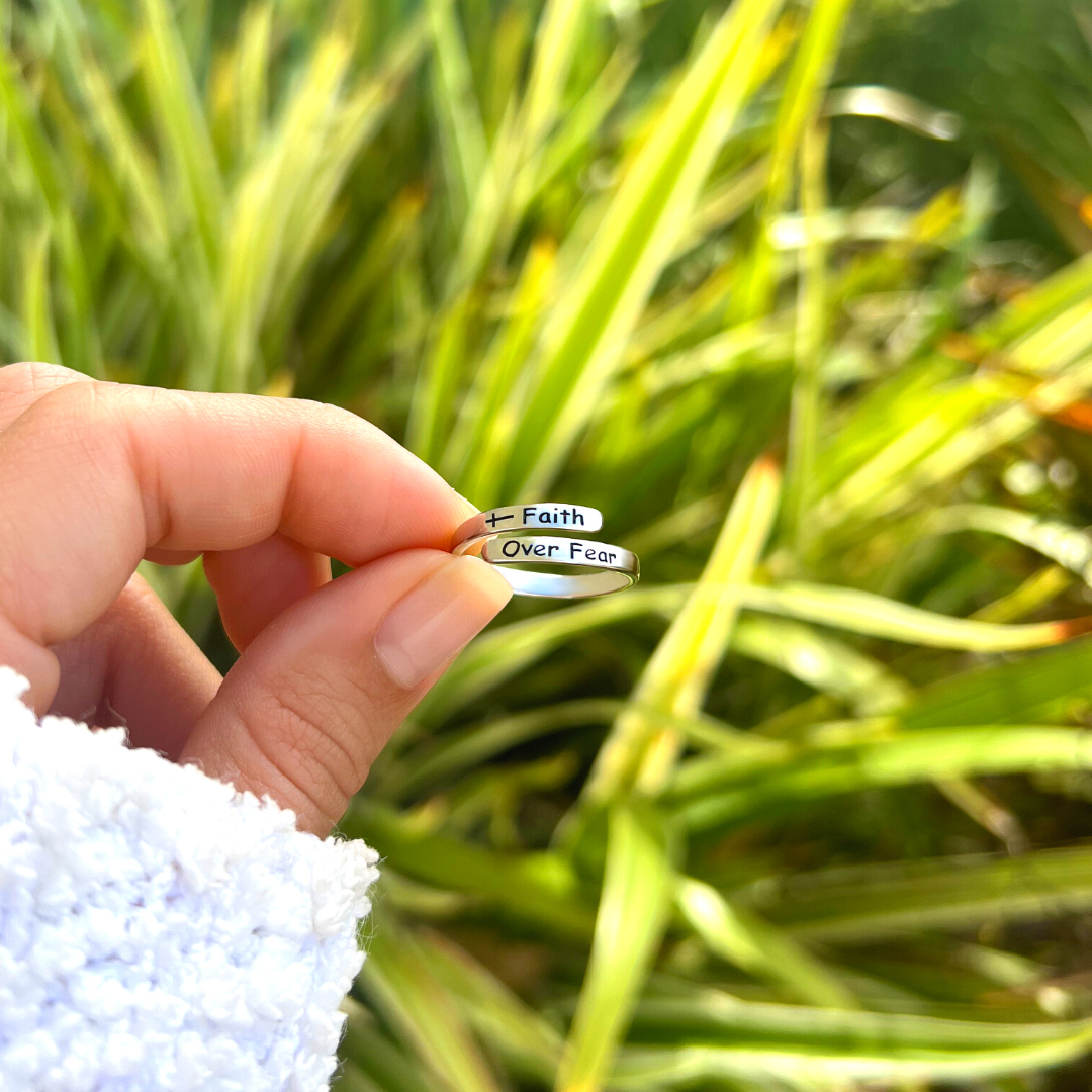 The Faith Over Fear Ring