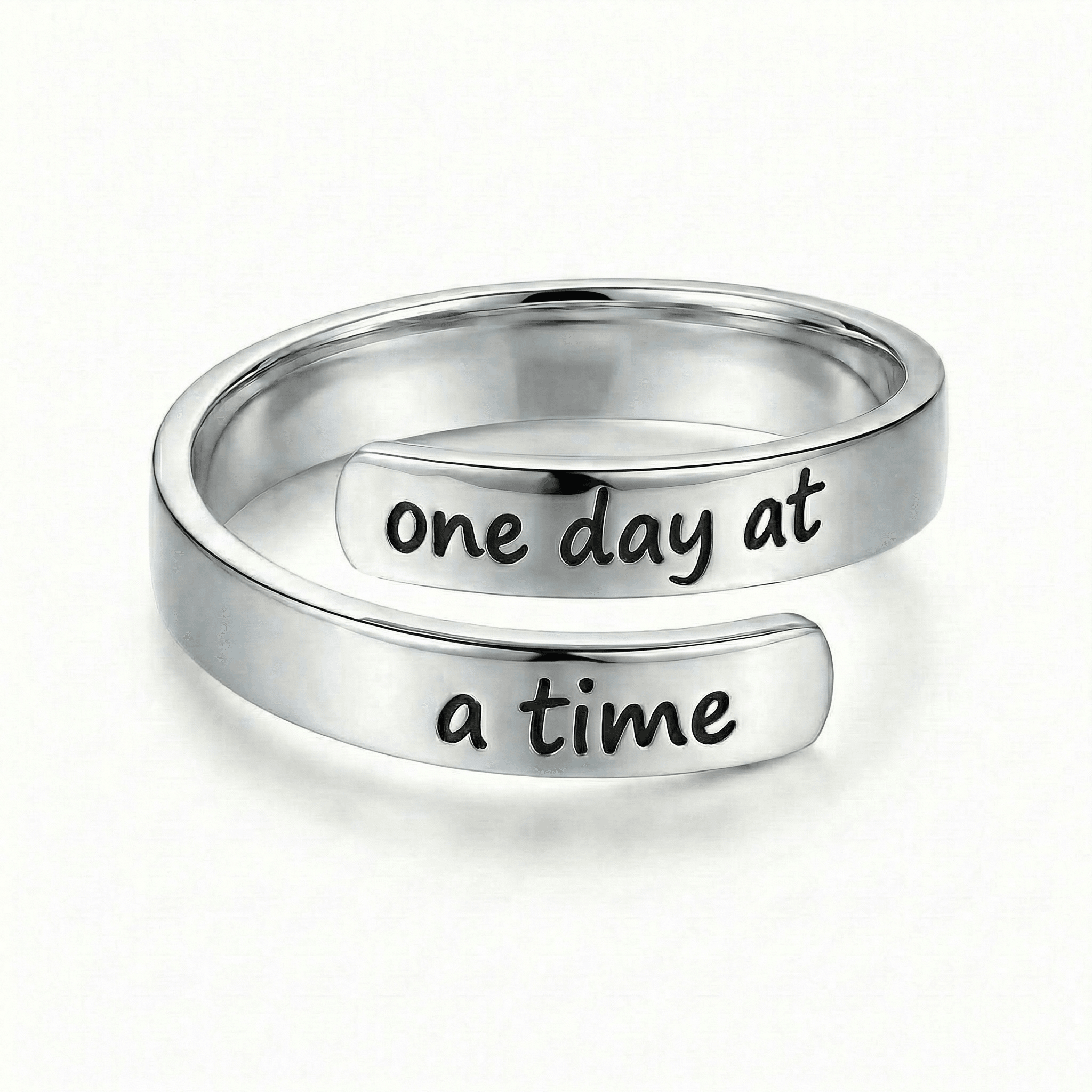 One Day at A Time - Minimalist Ring