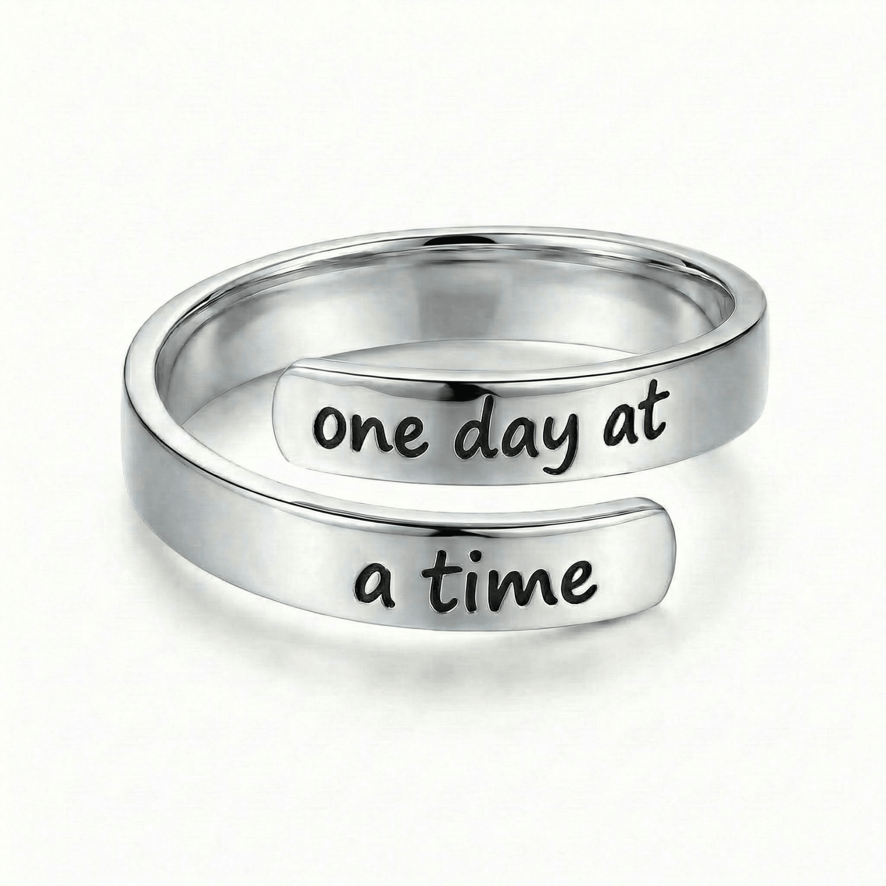 One Day at A Time - Minimalist Ring