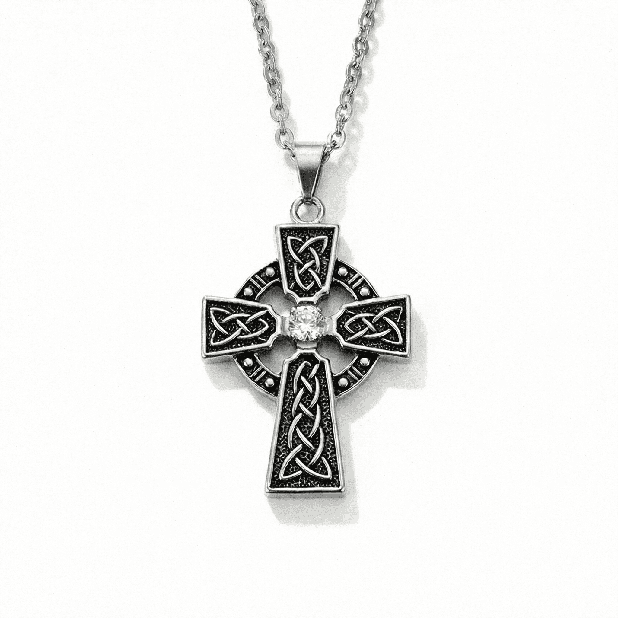 Eternal Knot Cross Necklace