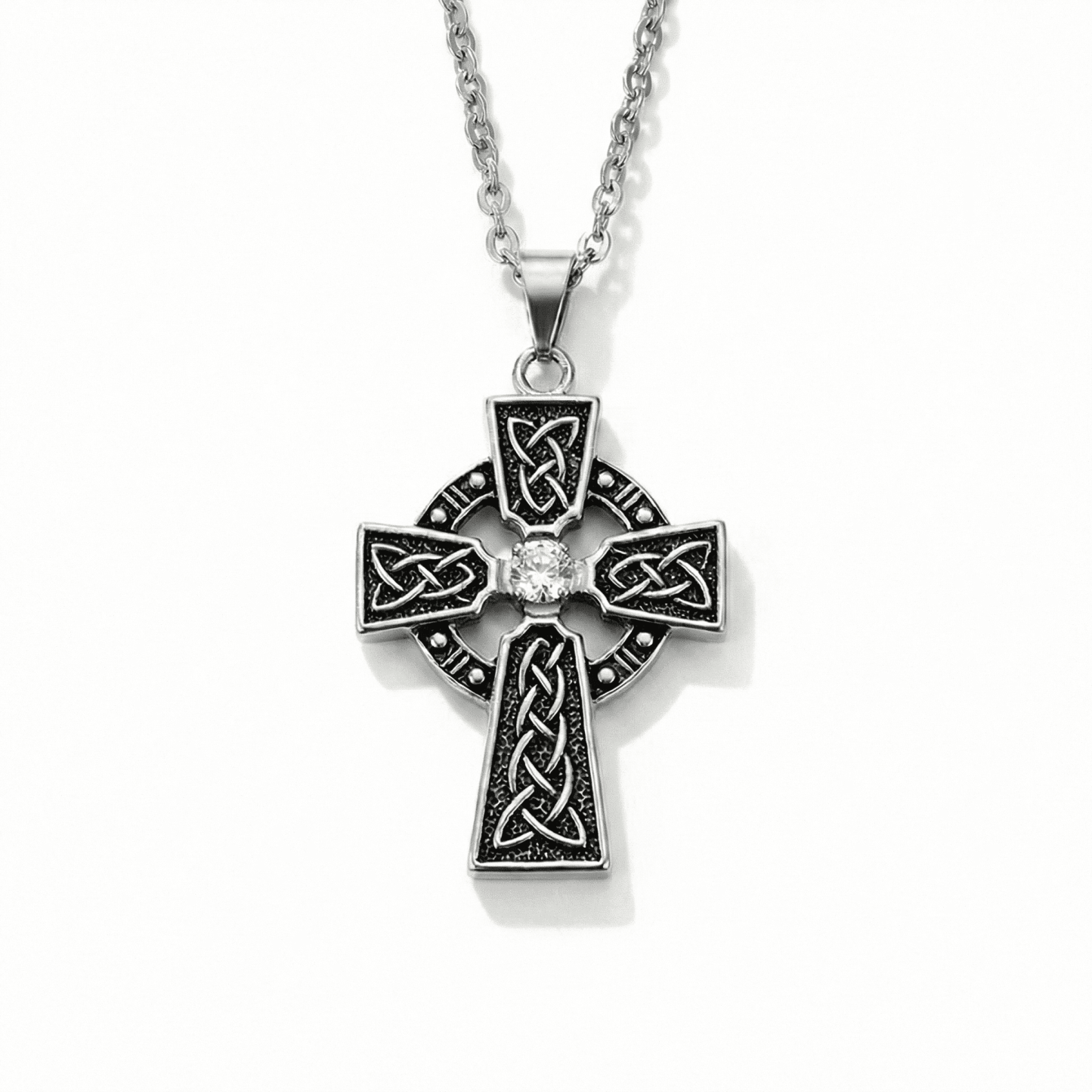 Eternal Knot Cross Necklace