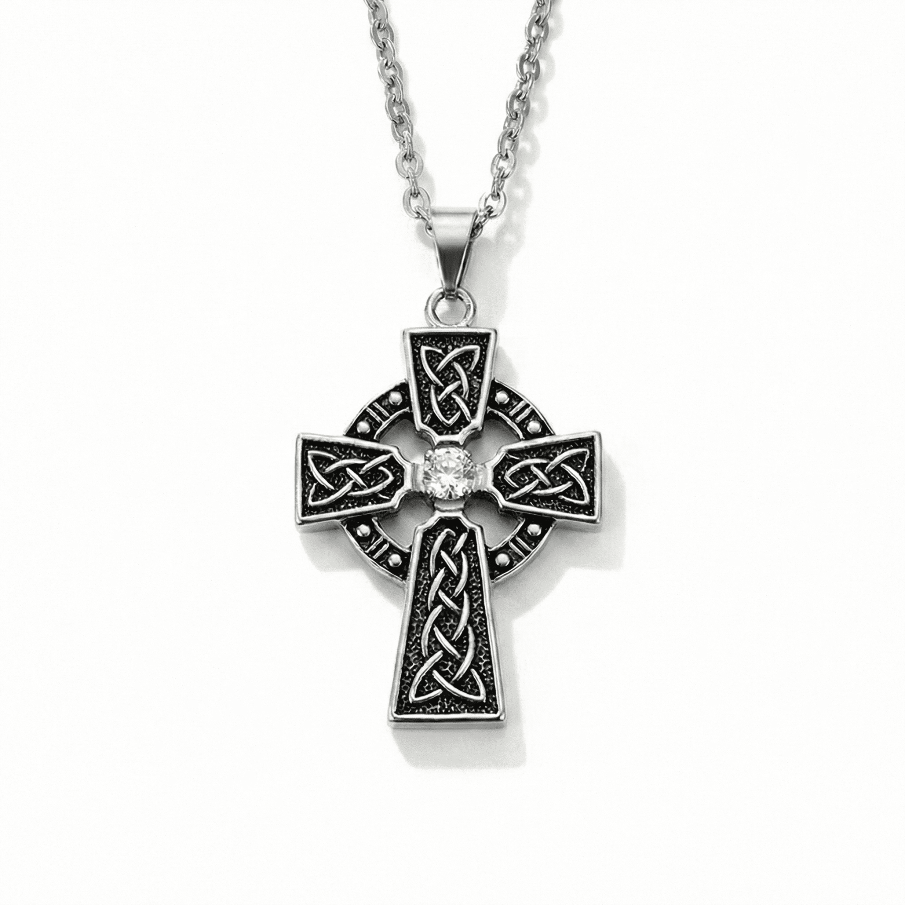 Eternal Knot Cross Necklace