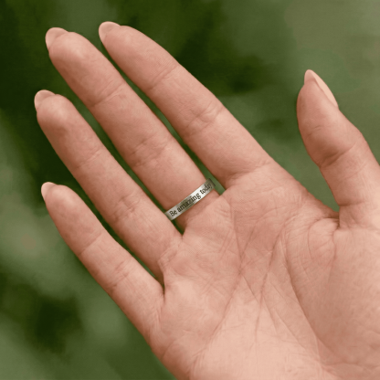 Crucifix Engraved Ring