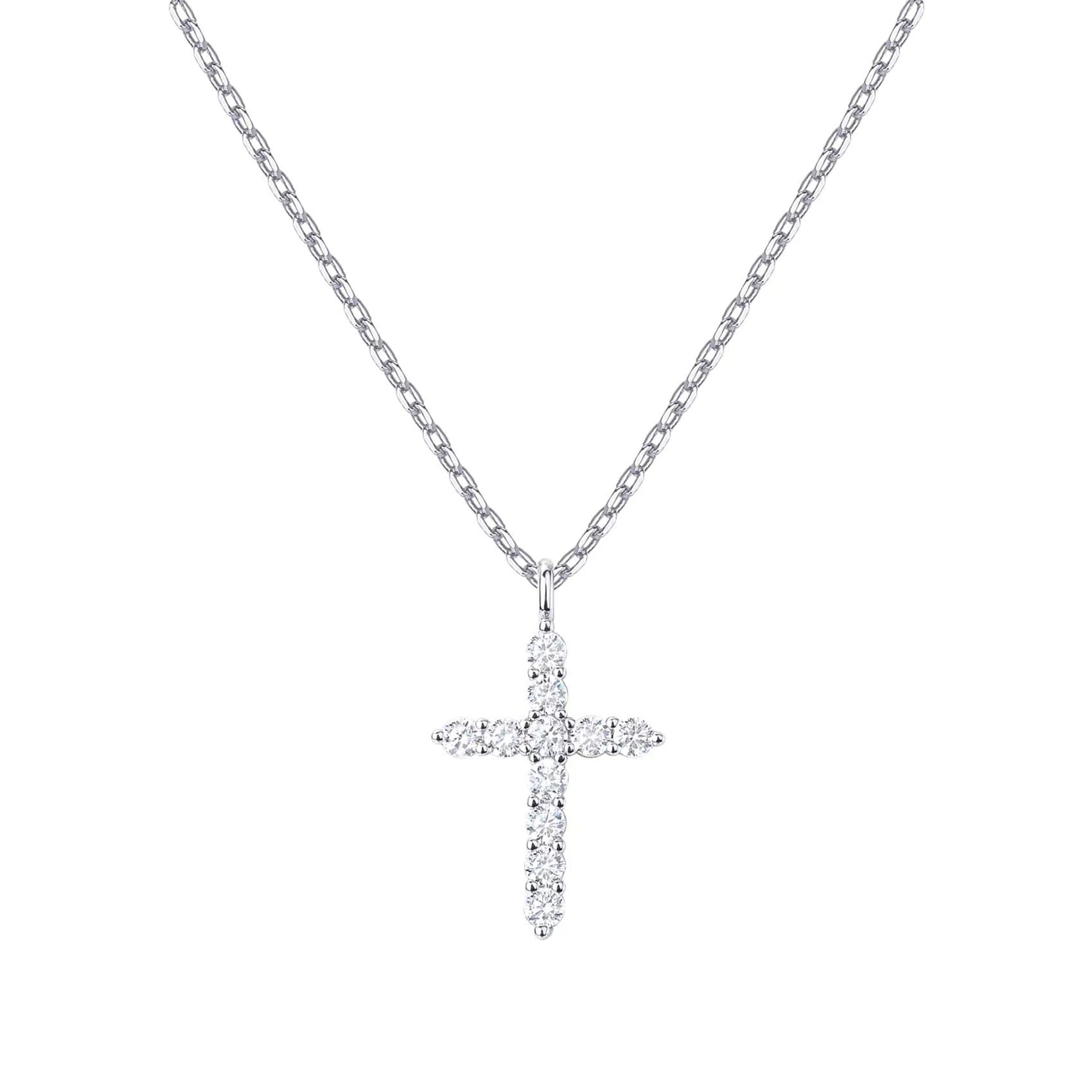 Cube cross faith pendant