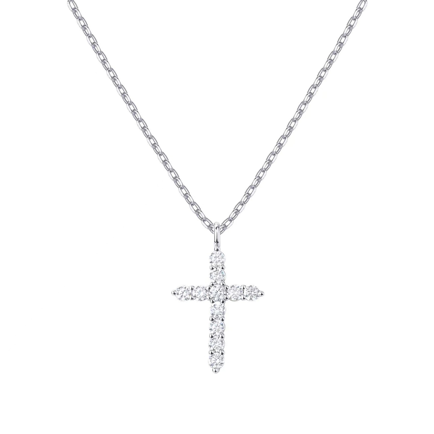 Cube cross faith pendant