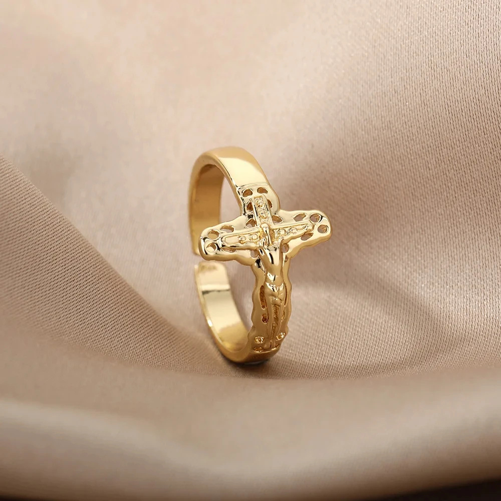 Jesus Cross Ring