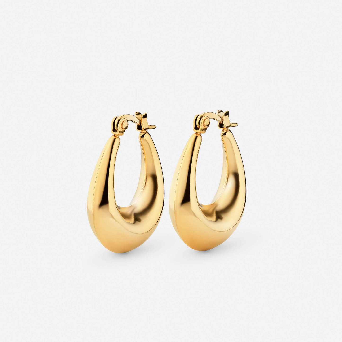 Drop Hoop Earrings