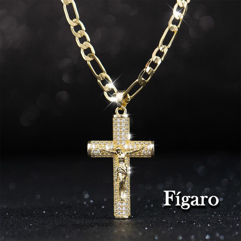 Holy Diamond Crucifix Necklace