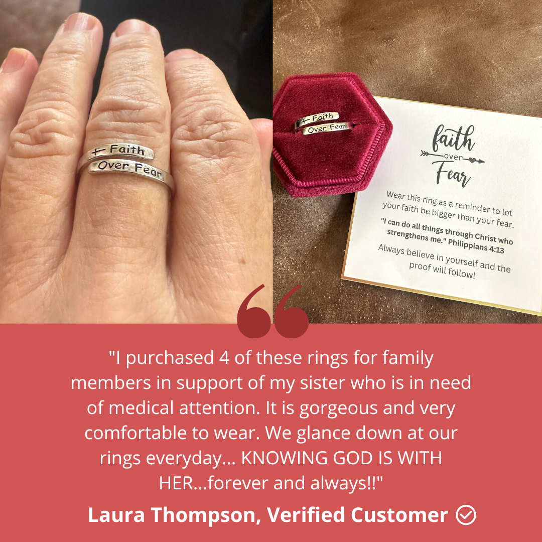 The Faith Over Fear Ring