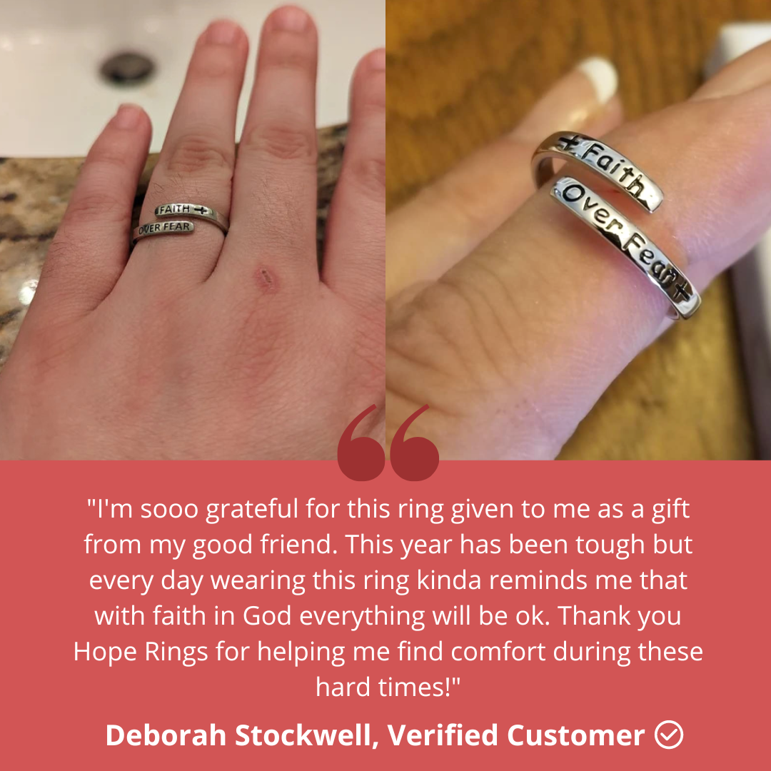 The Faith Over Fear Ring